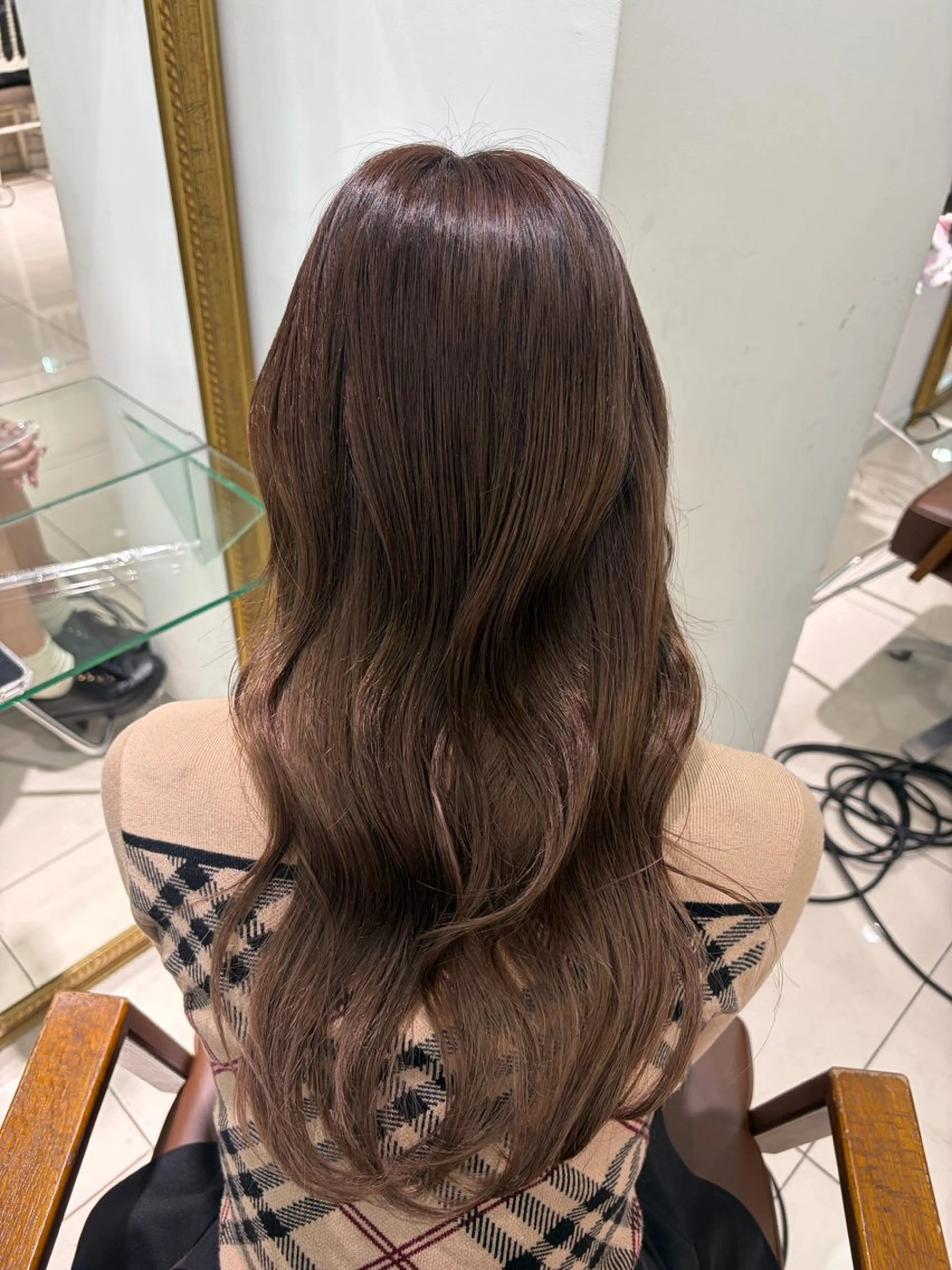 ロング ヘアカラー 髪質改善🫧透明感 カラー💞はな🎀のヘアスタイル