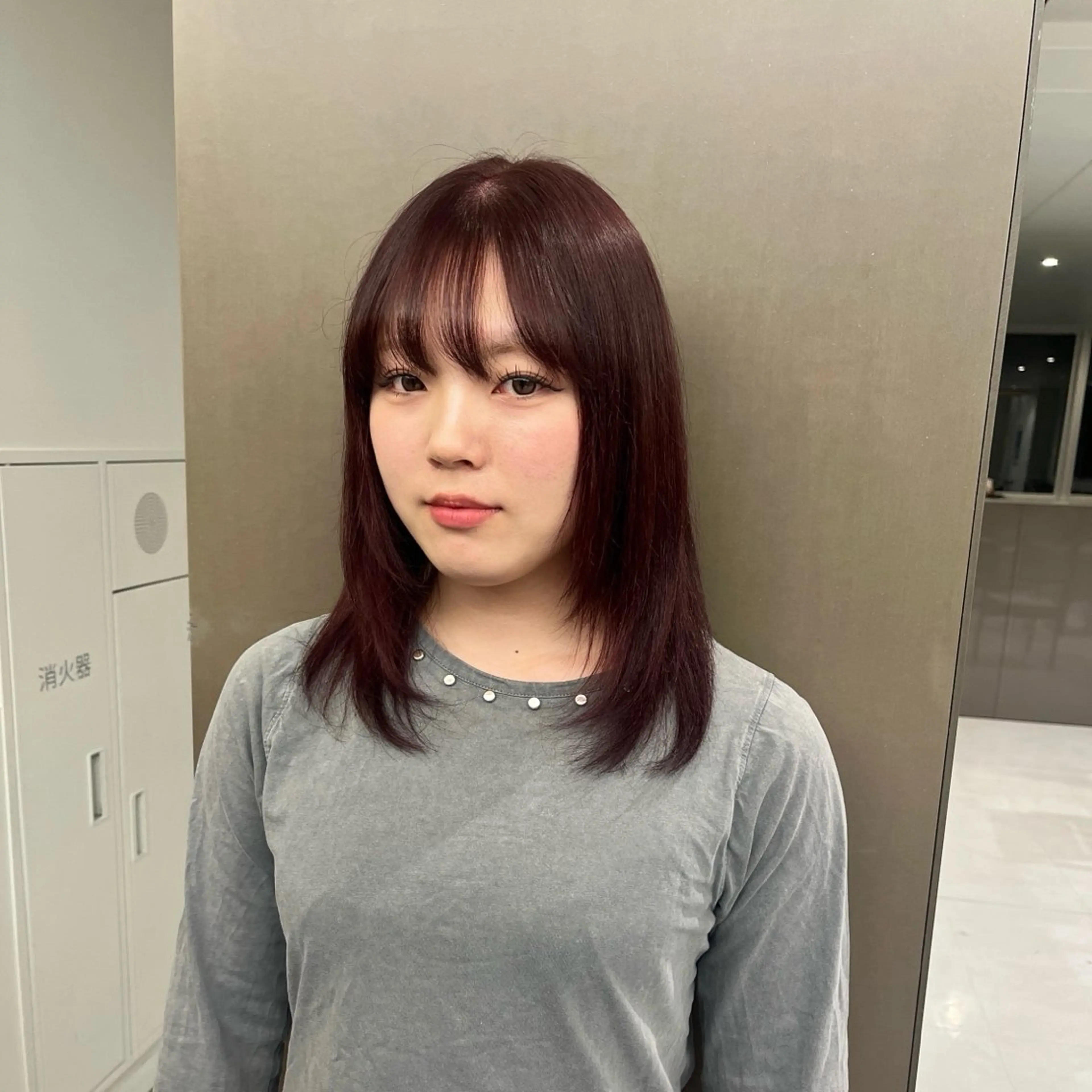 ミディアム カラー ベージュカラー ブリーチ カシス 透明感カラー ダブルカラー ヘアカラー トリートメント 髪質改善カラー/ボブ 🌻Mutsumiのヘアスタイル