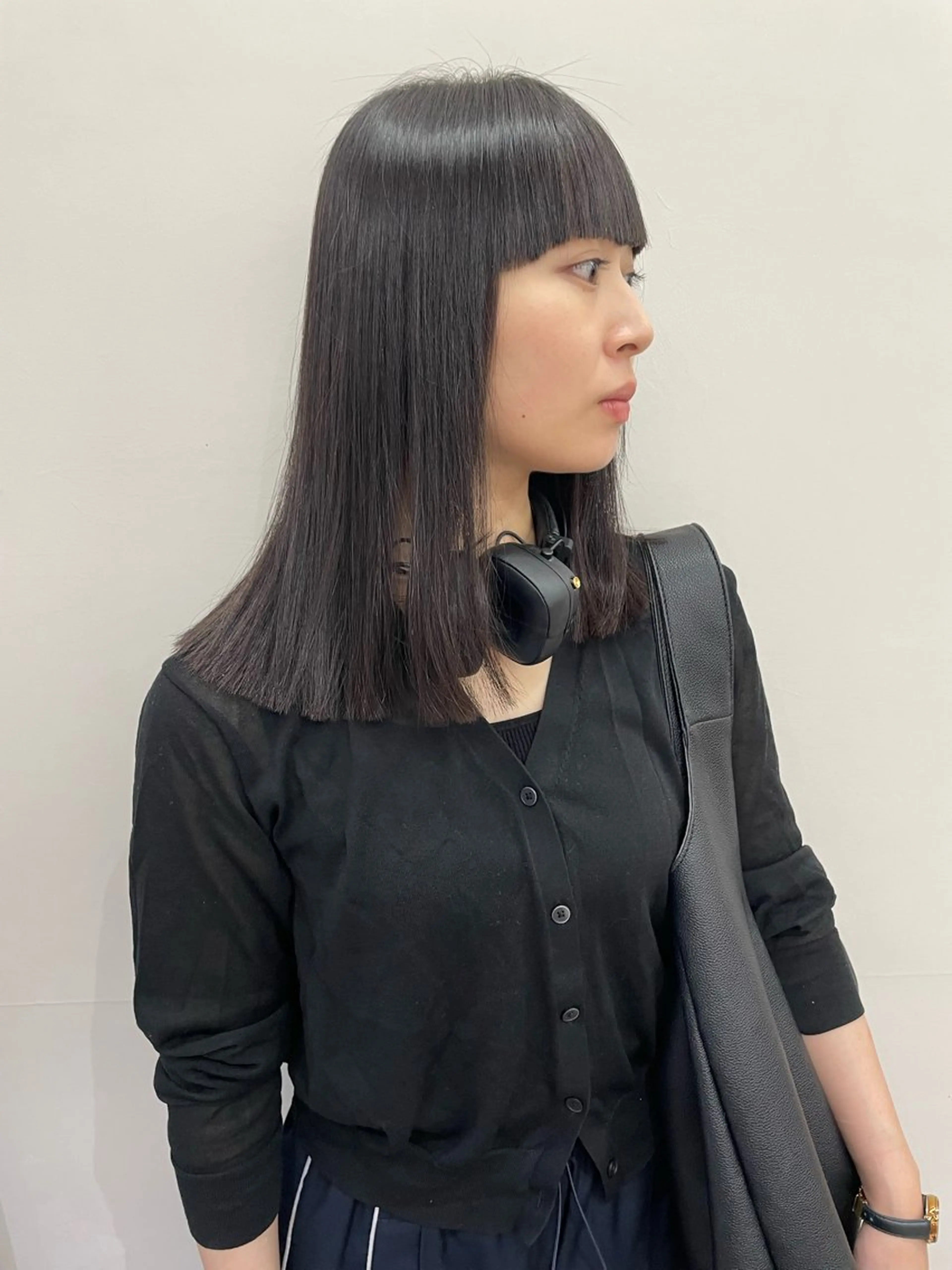 ミディアム カラー パーマ ヘアアレンジ メンズ ストレートパーマ カット ヘアカラー トリートメント tatsumi/ボブ ウルフ/レイヤーのヘアスタイル