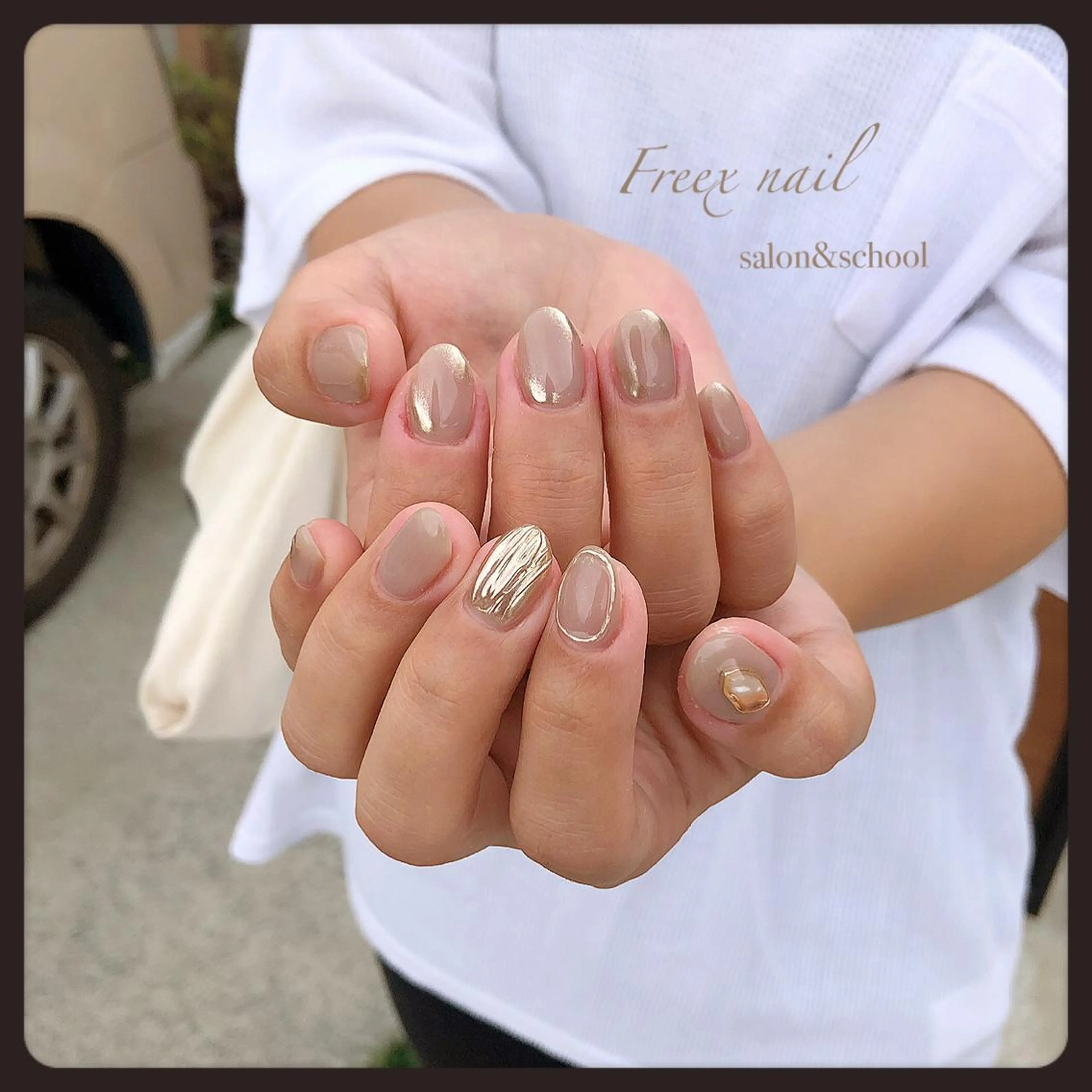ネイル ハンドネイル ハンドケア freex nail /ニュアンス/個性派のネイルデザイン