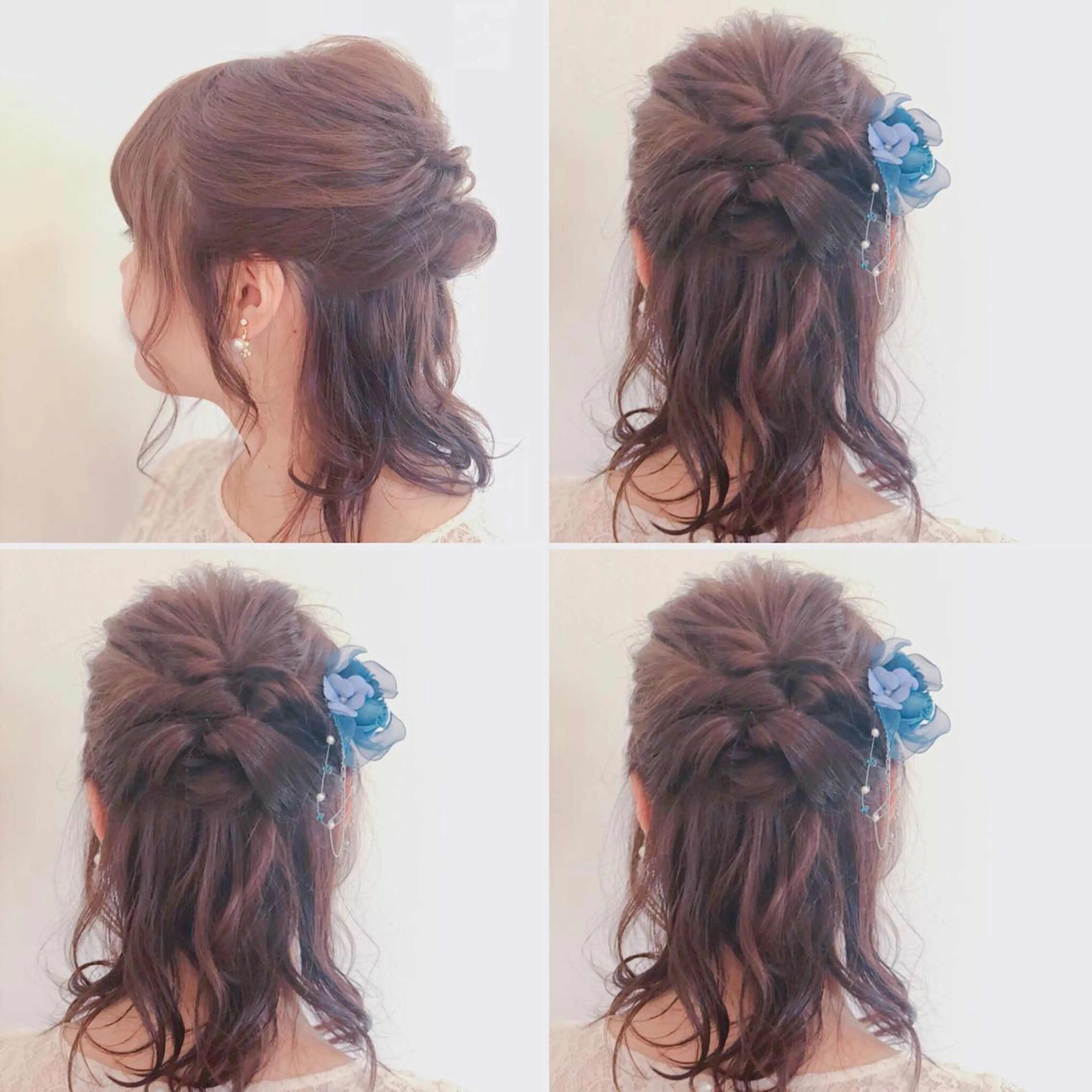 ミディアム ヘアアレンジ 結婚式・ブライダル リリー /Men's/パーマのヘアスタイル