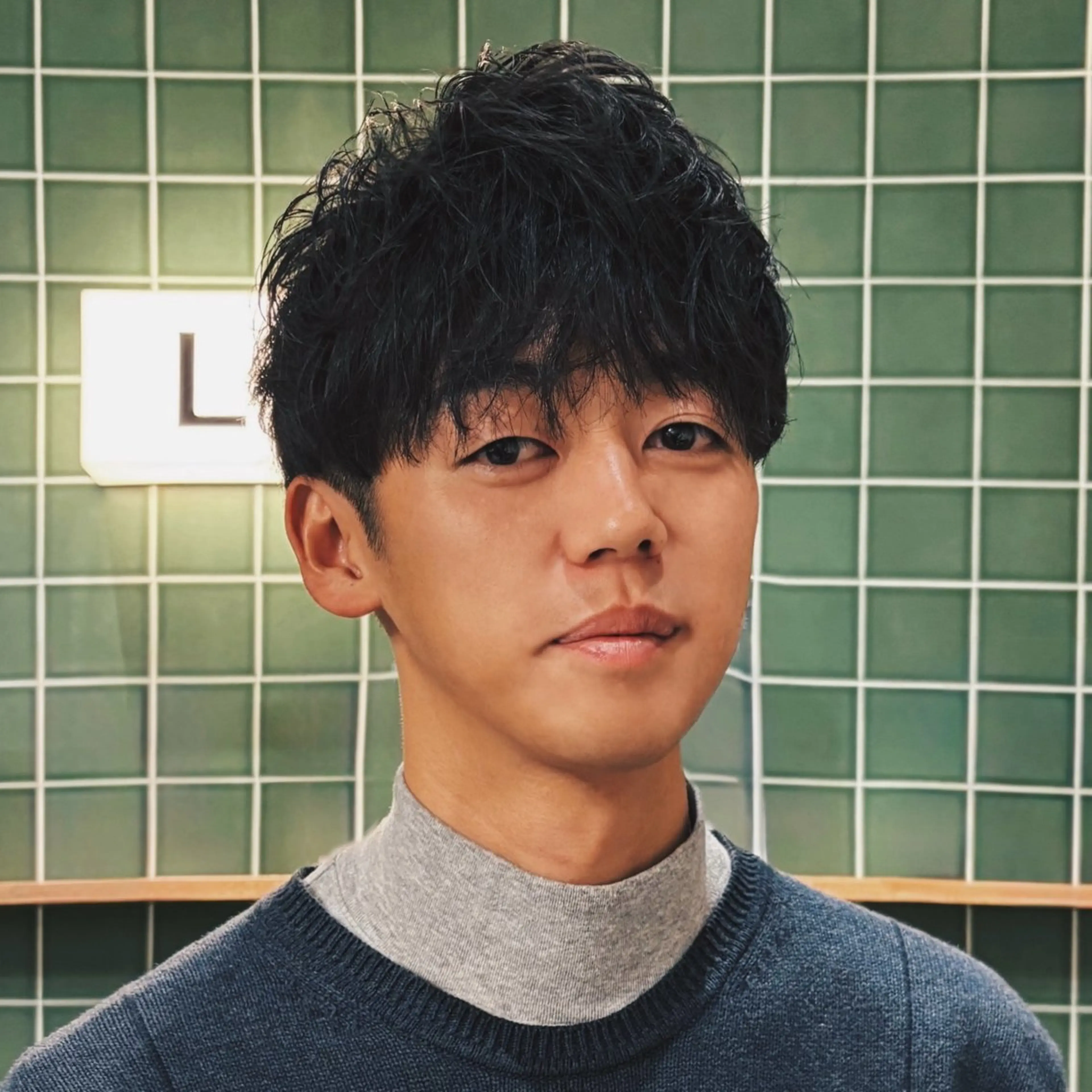 ショート パーマ メンズ マッシュ メンズパーマ シャドーパーマ カット パーマ メンズ特化美容師 サノヤマトのヘアスタイル