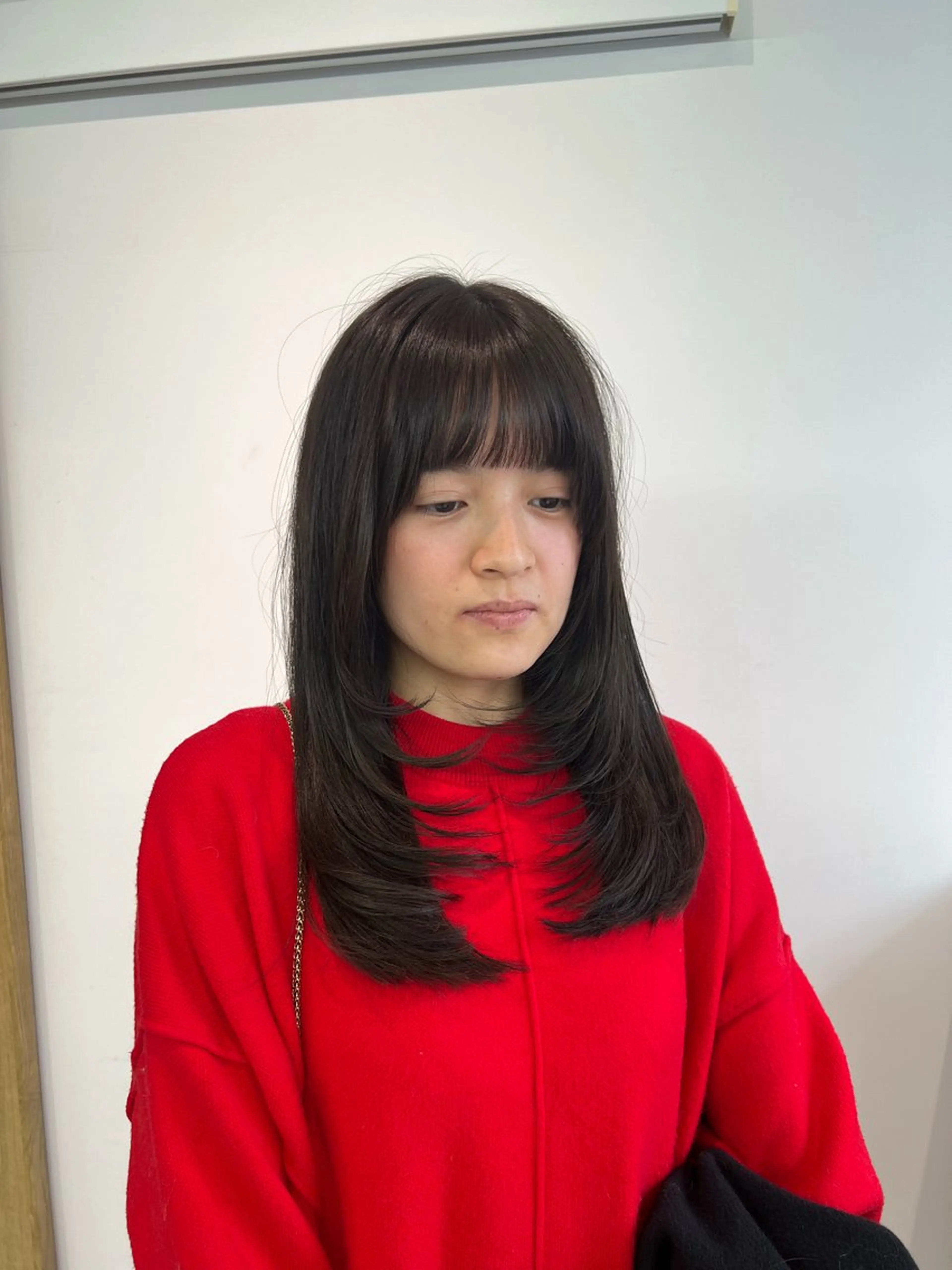 セミロング カラー 小森聖奈 韓国風レイヤーカットのその他イメージ