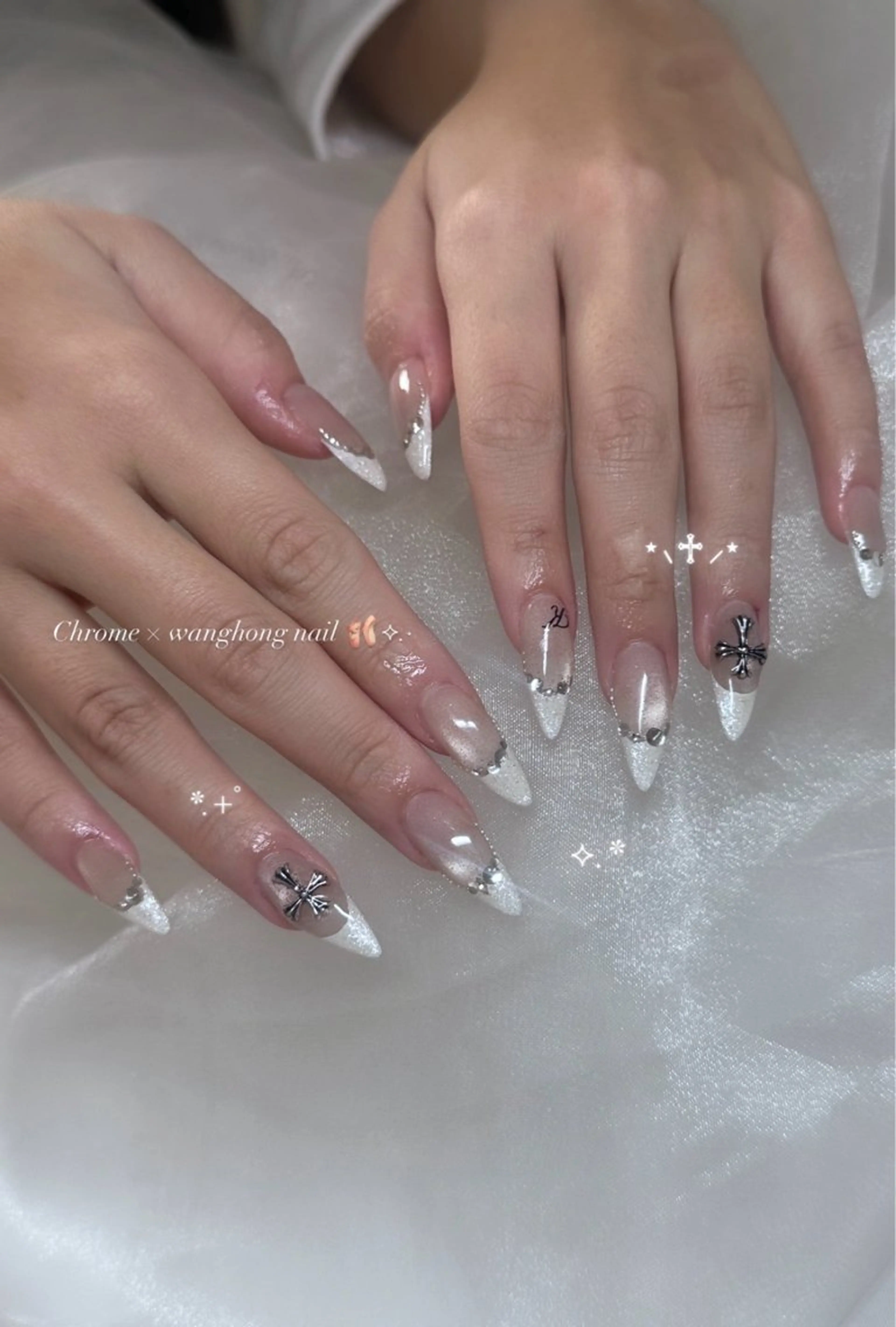 ネイル キラキラネイル ワンホンネイル ハンドネイル ume hairsalon所属・nono/ 熊取ﾈｲﾙｻﾛﾝのネイルデザイン