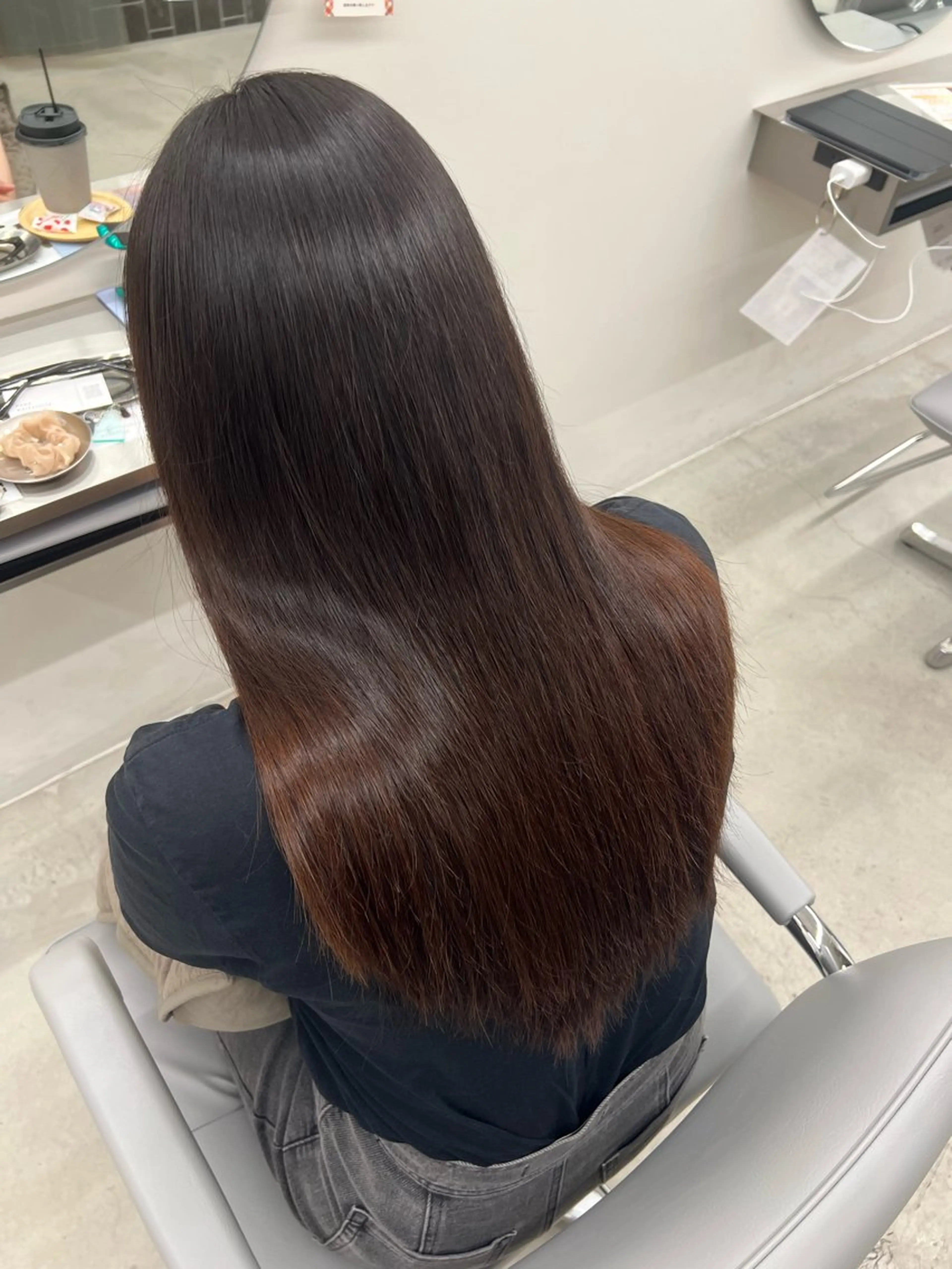 ロング 松下 英奈のヘアスタイル