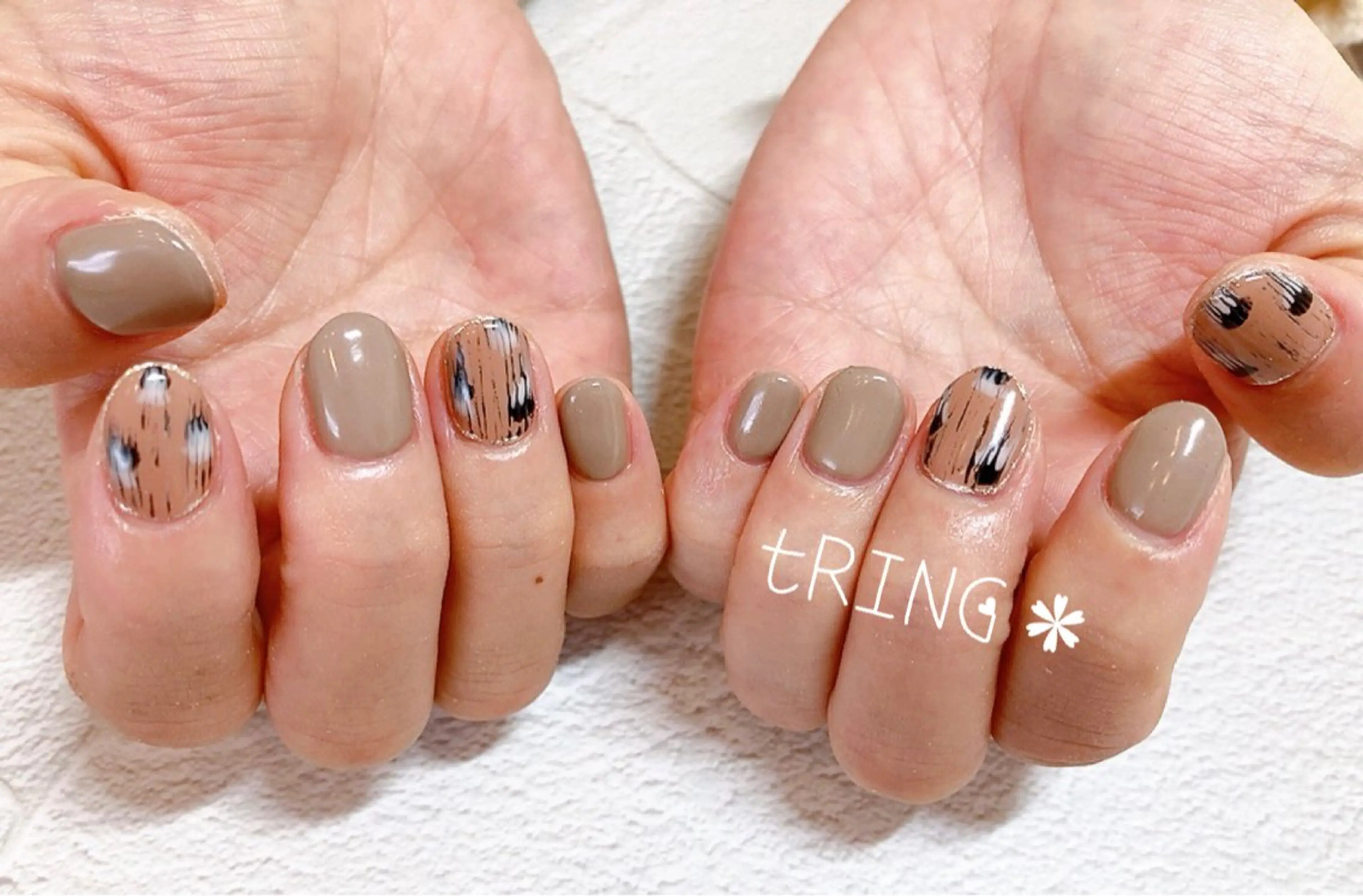 ネイル ハンドネイル tRING* しいの木台のネイルデザイン