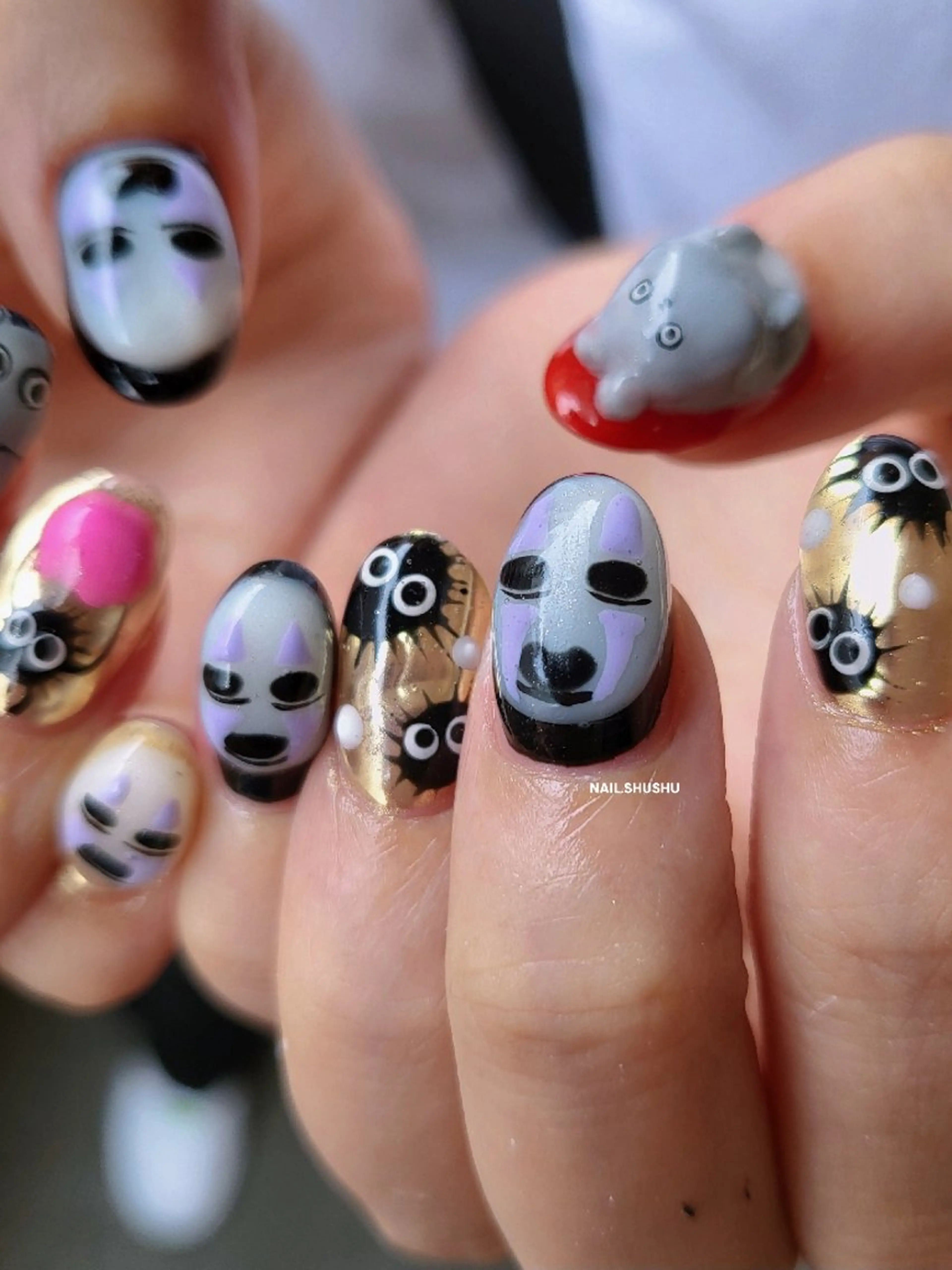 ネイル 3dパーツ/流行り 👧shushu❤️のネイルデザイン