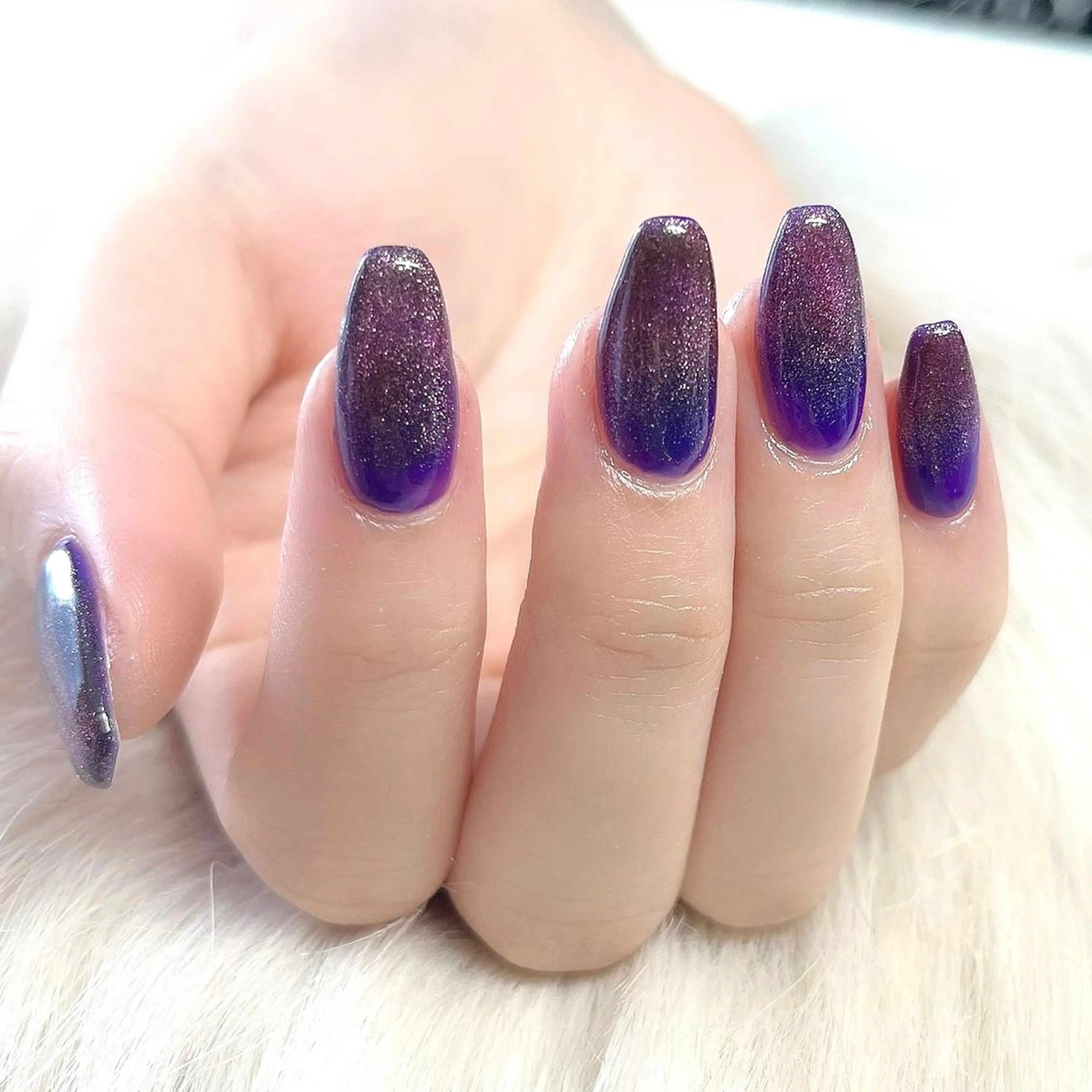 ネイル グラデーション マグネットネイル Nail Salon Momoのネイルデザイン