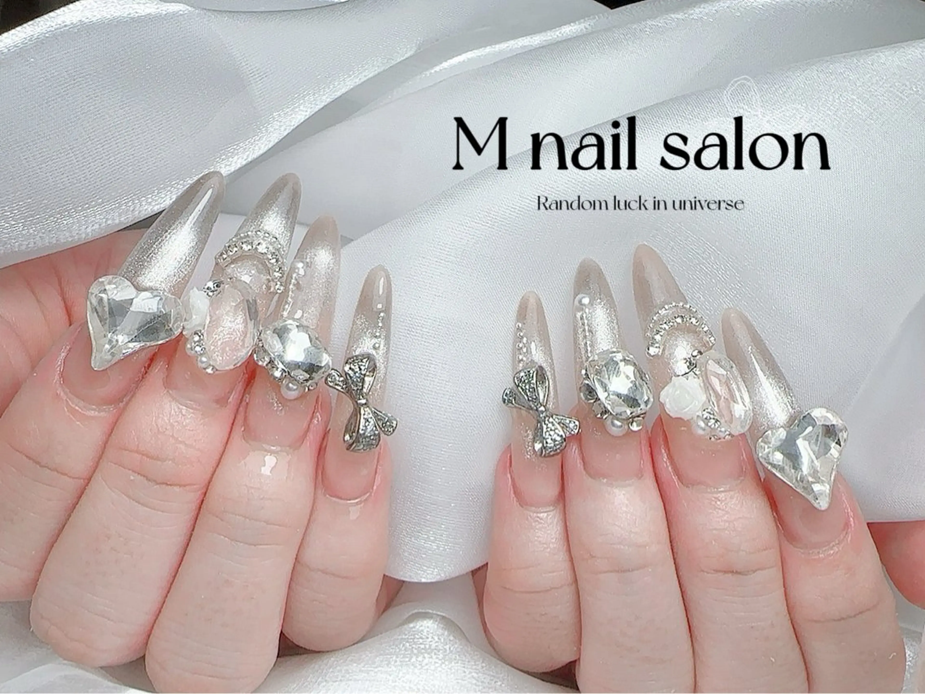 ネイル ハンドネイル M🌷nail 長さだし専門店のネイルデザイン