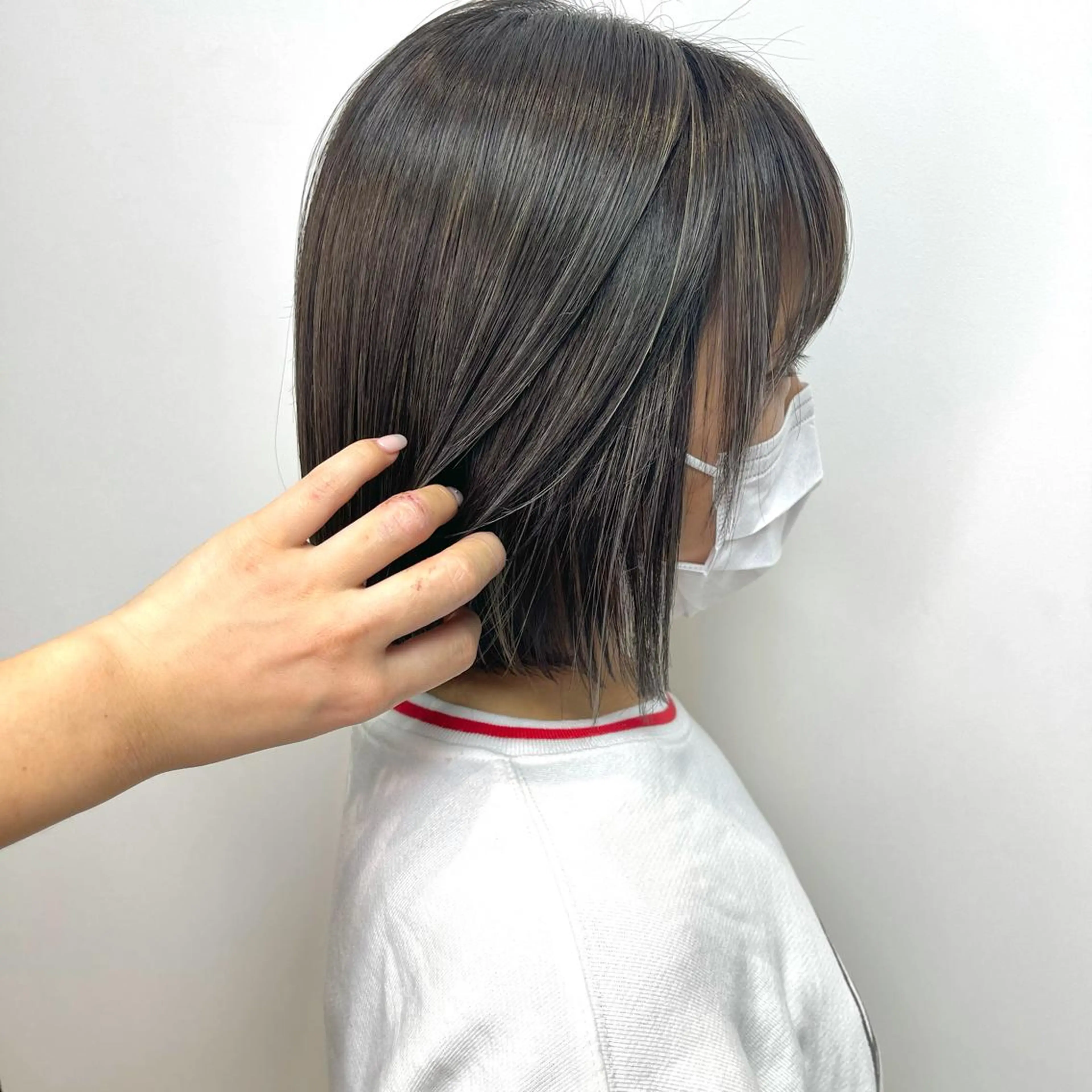 ミディアム カラー 𖧷 ⁺. 大人ヘア Yui 𓂃𓈒𓏸のヘアスタイル