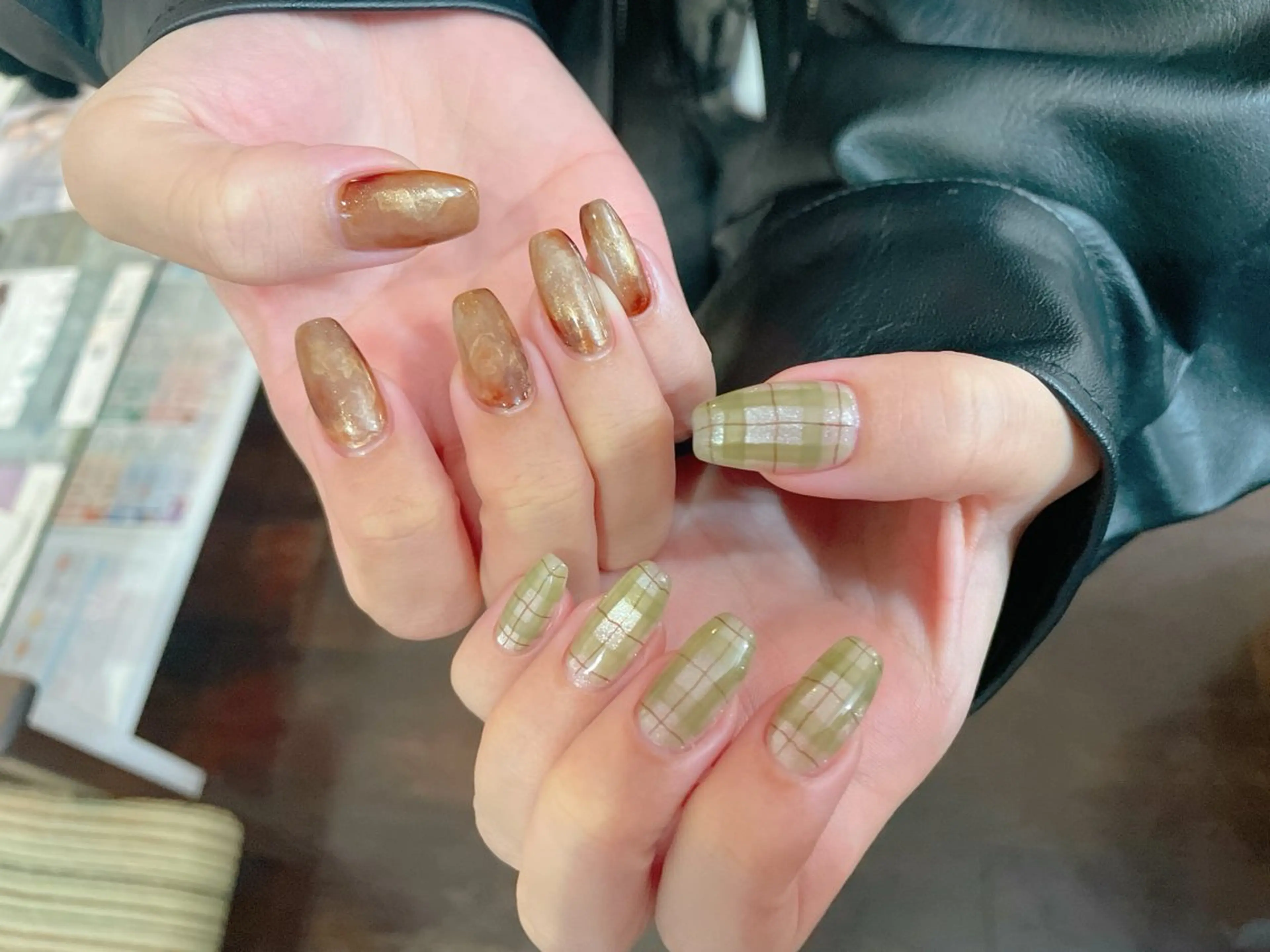 ネイル ジェルネイル ニュアンスネイル パラジェル 冬ネイル ハンドネイル nailroom OHANA🌴のネイルデザイン