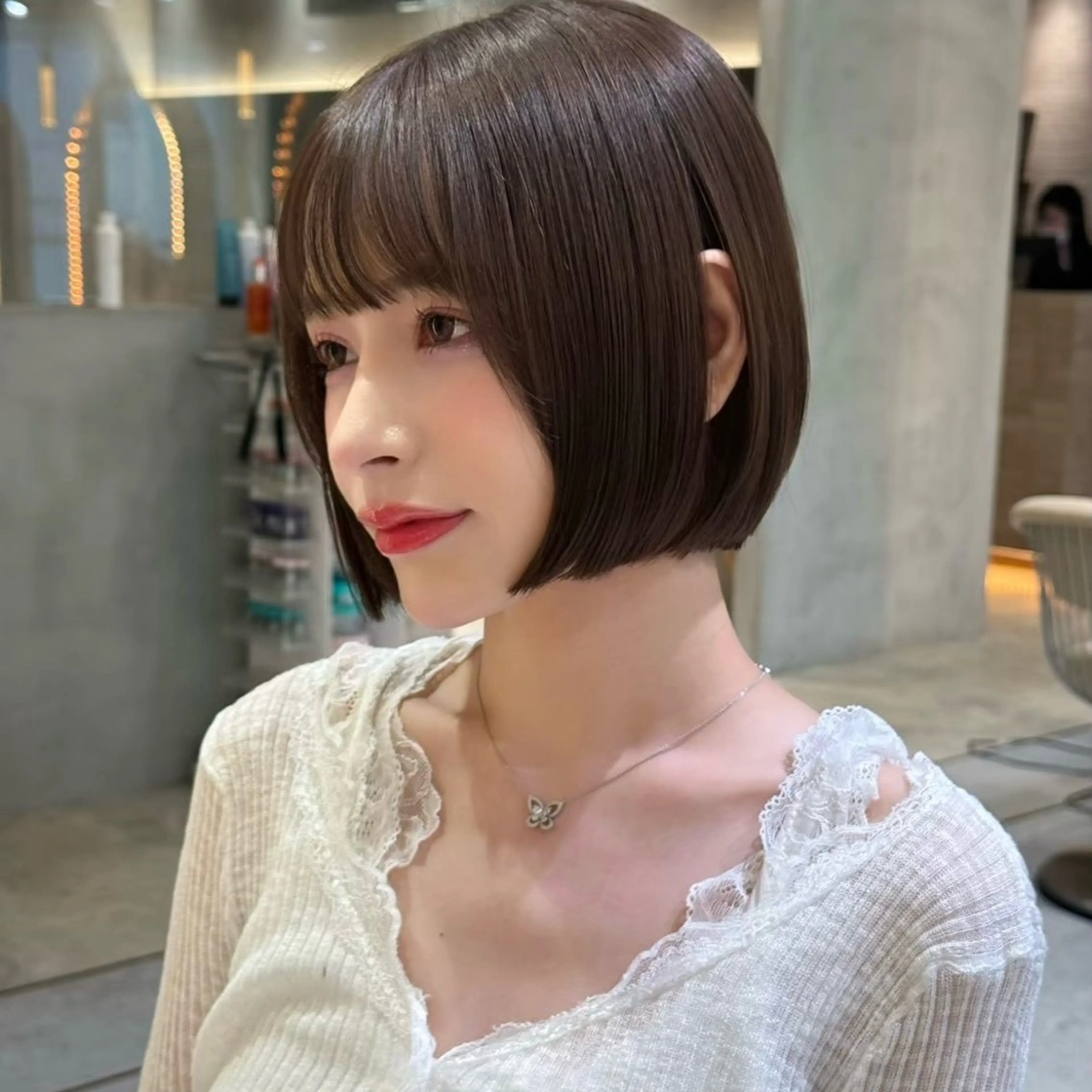 ショート カラー 透明感カラー🩵 けいやのヘアスタイル
