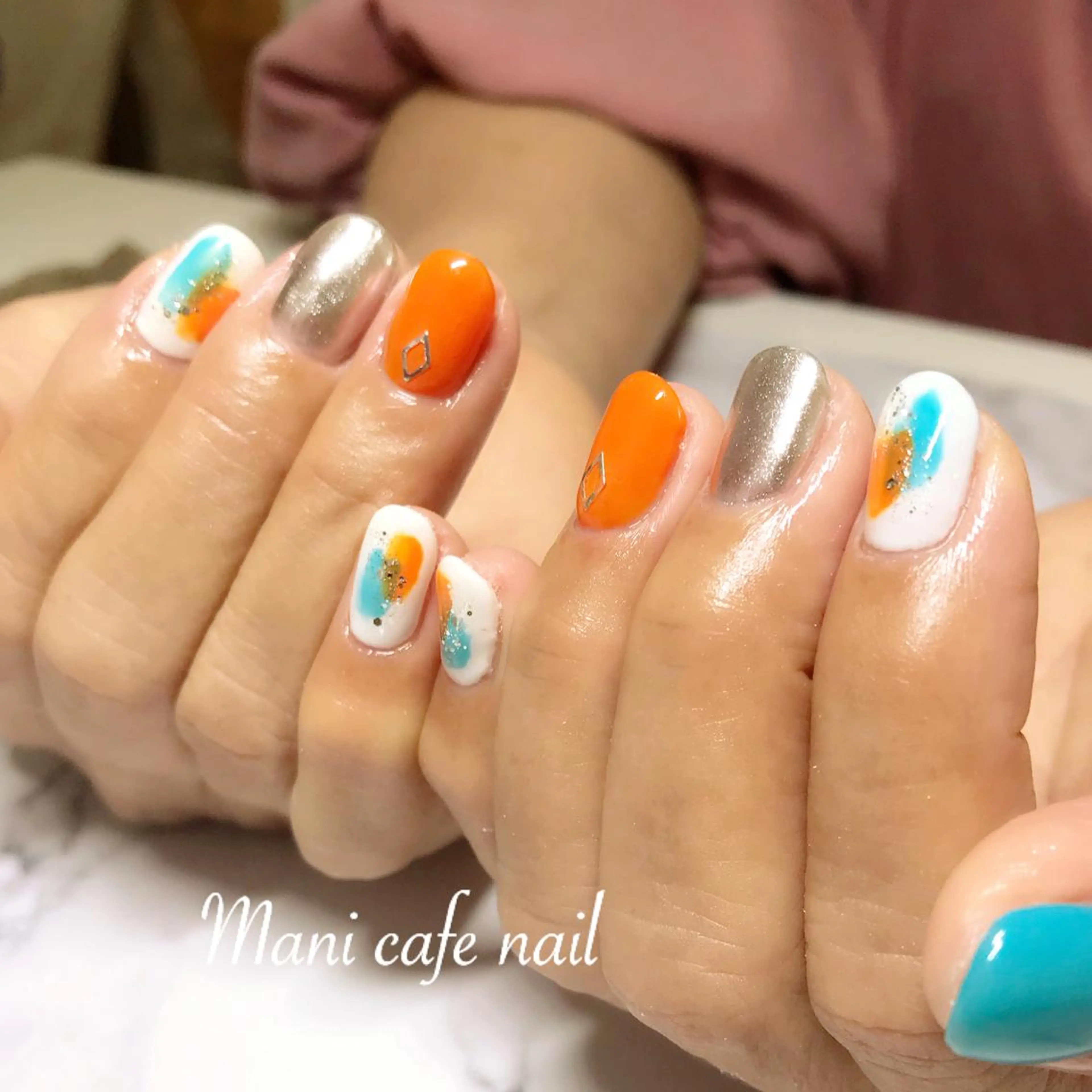 ネイル ハンドネイル Mani cafe nailのネイルデザイン