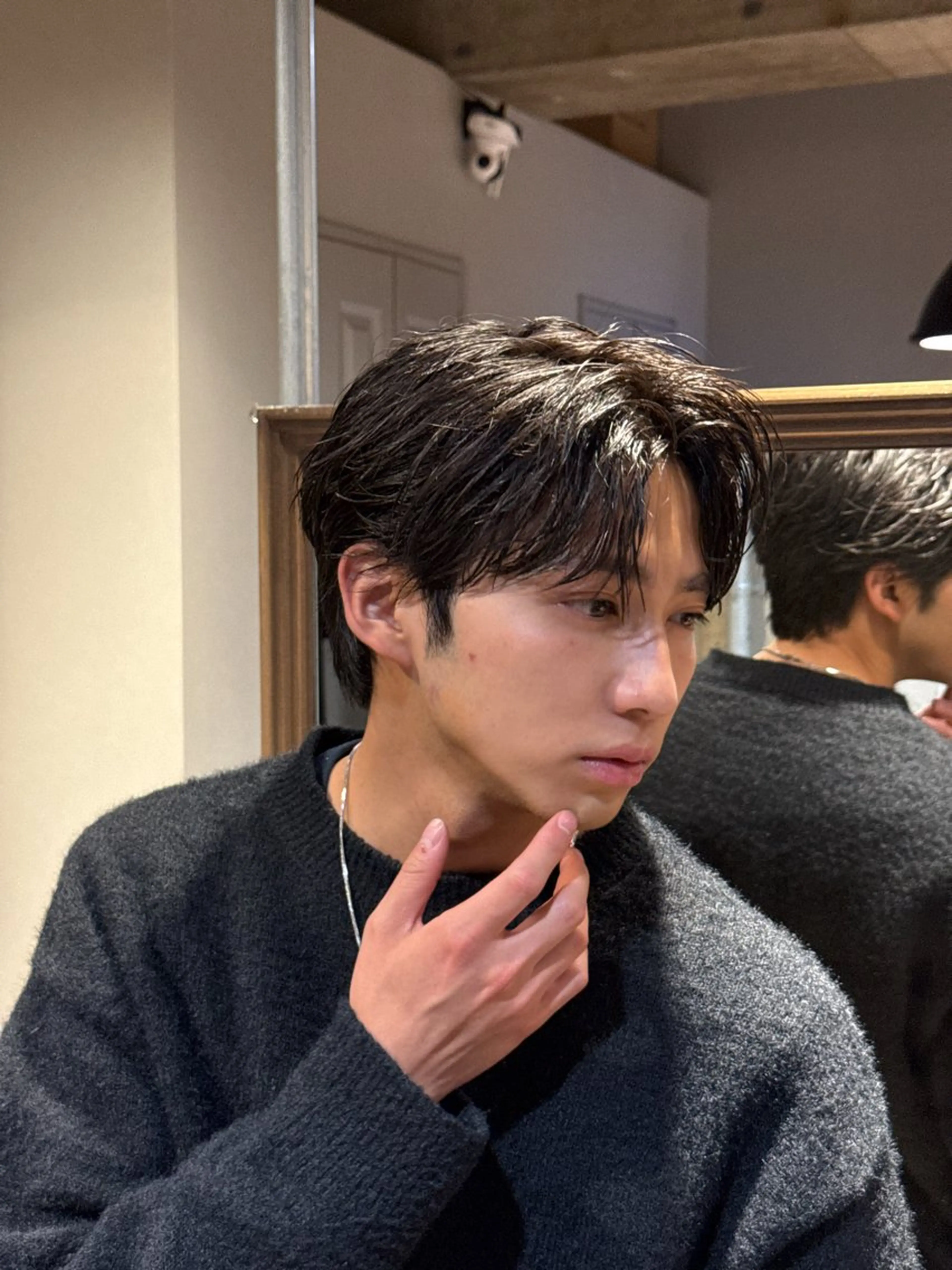 ショート パーマ メンズ メンズパーマ ニュアンスパーマ カット パーマ 縮毛矯正 メンズ/佐藤 恒輝のヘアスタイル