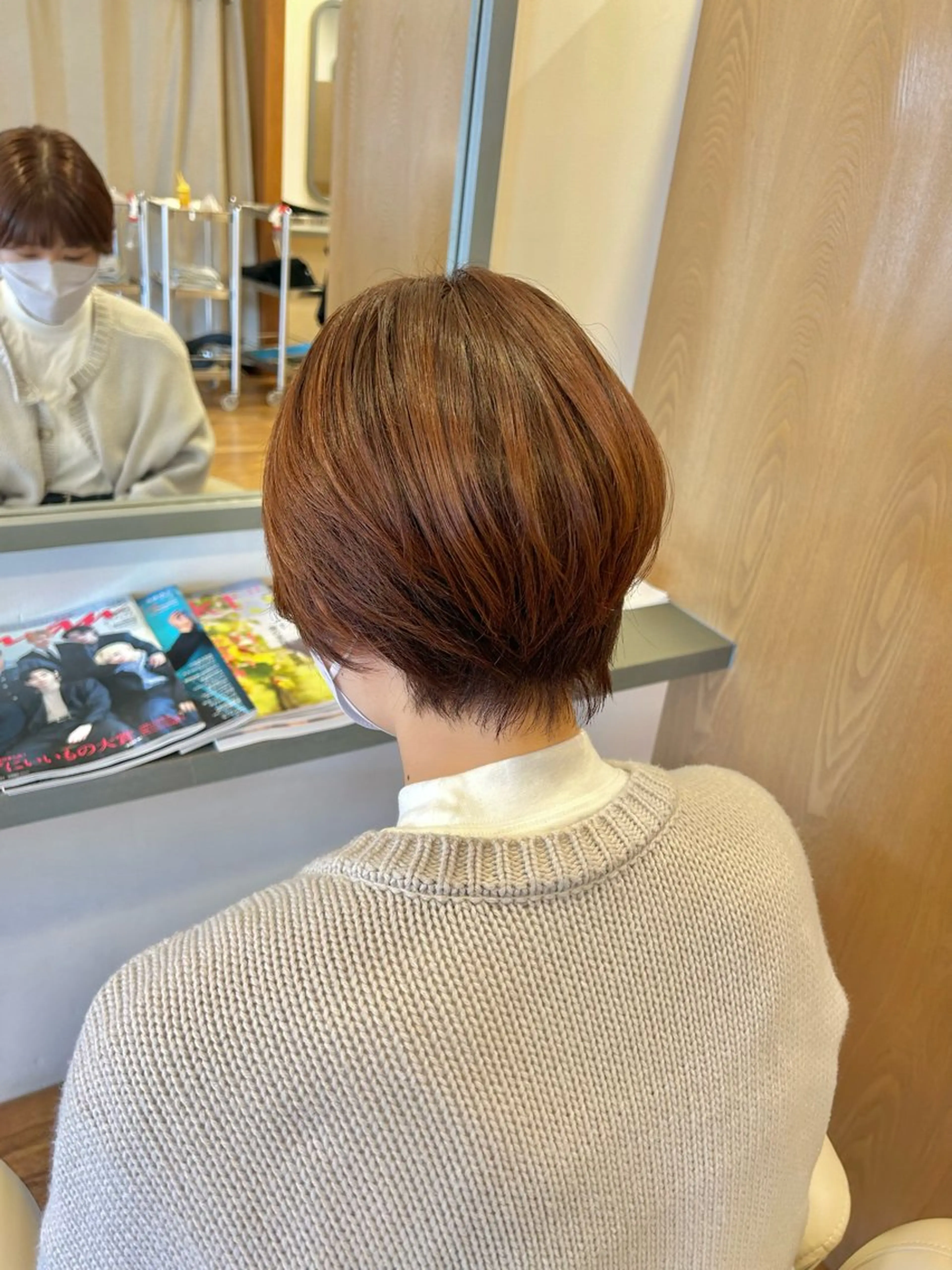 shortカラー➕4stepトリートメント✨️の写真