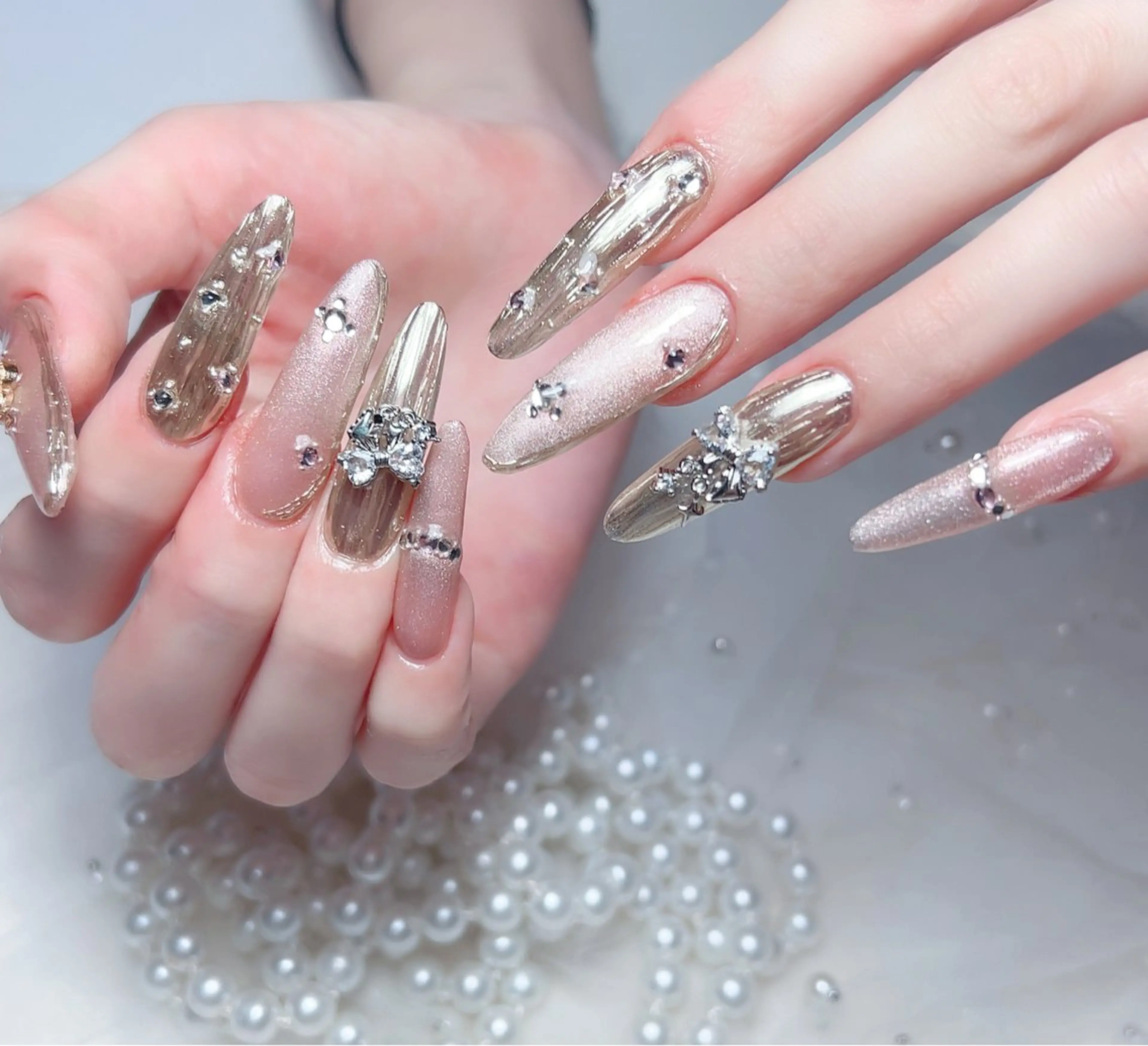 ネイル 🎀Ｍ nails✨ ビューティーのネイルデザイン