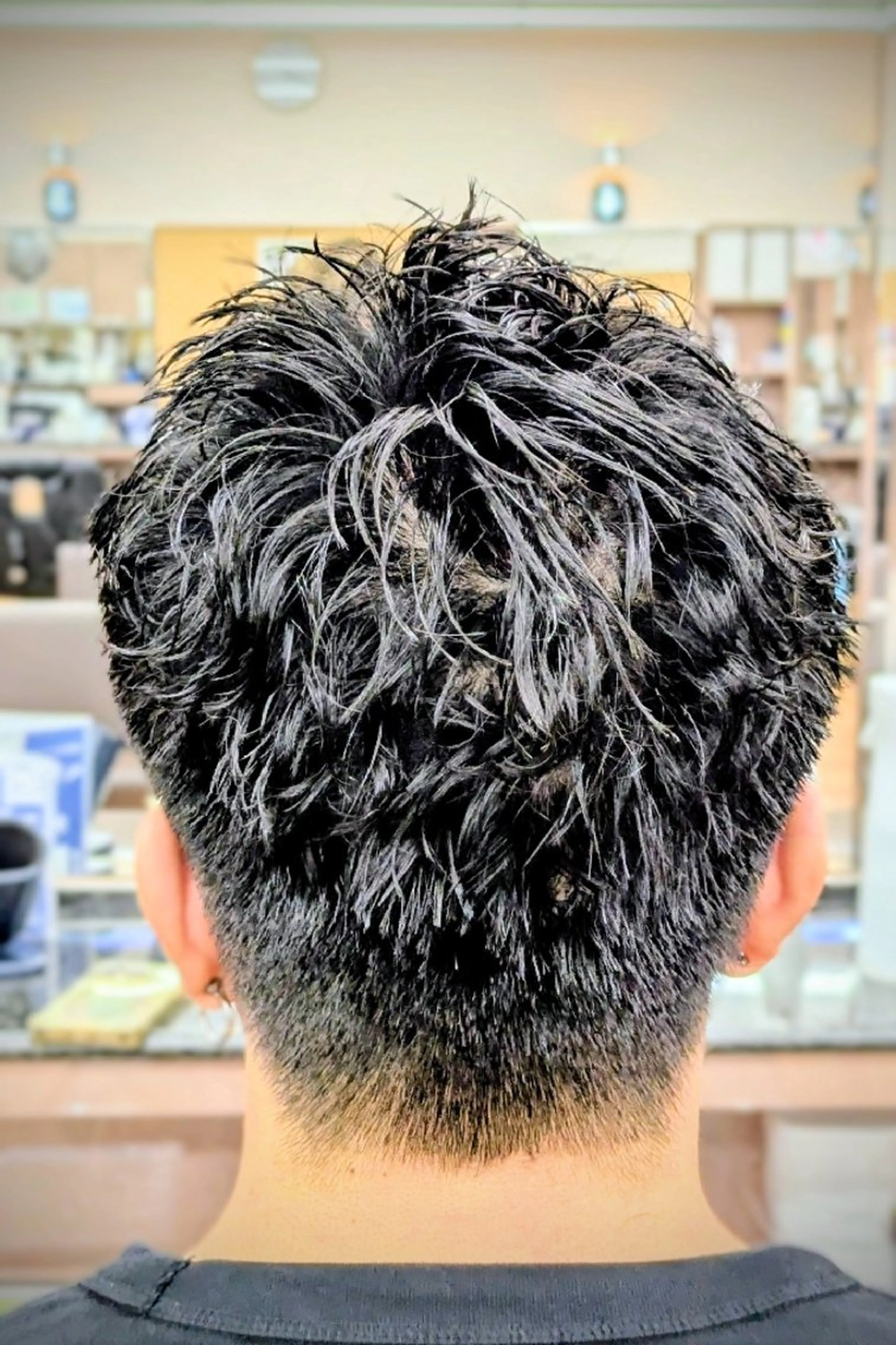 ショート パーマ ショートヘア 理容プラージュ燕三条 福井のヘアスタイル