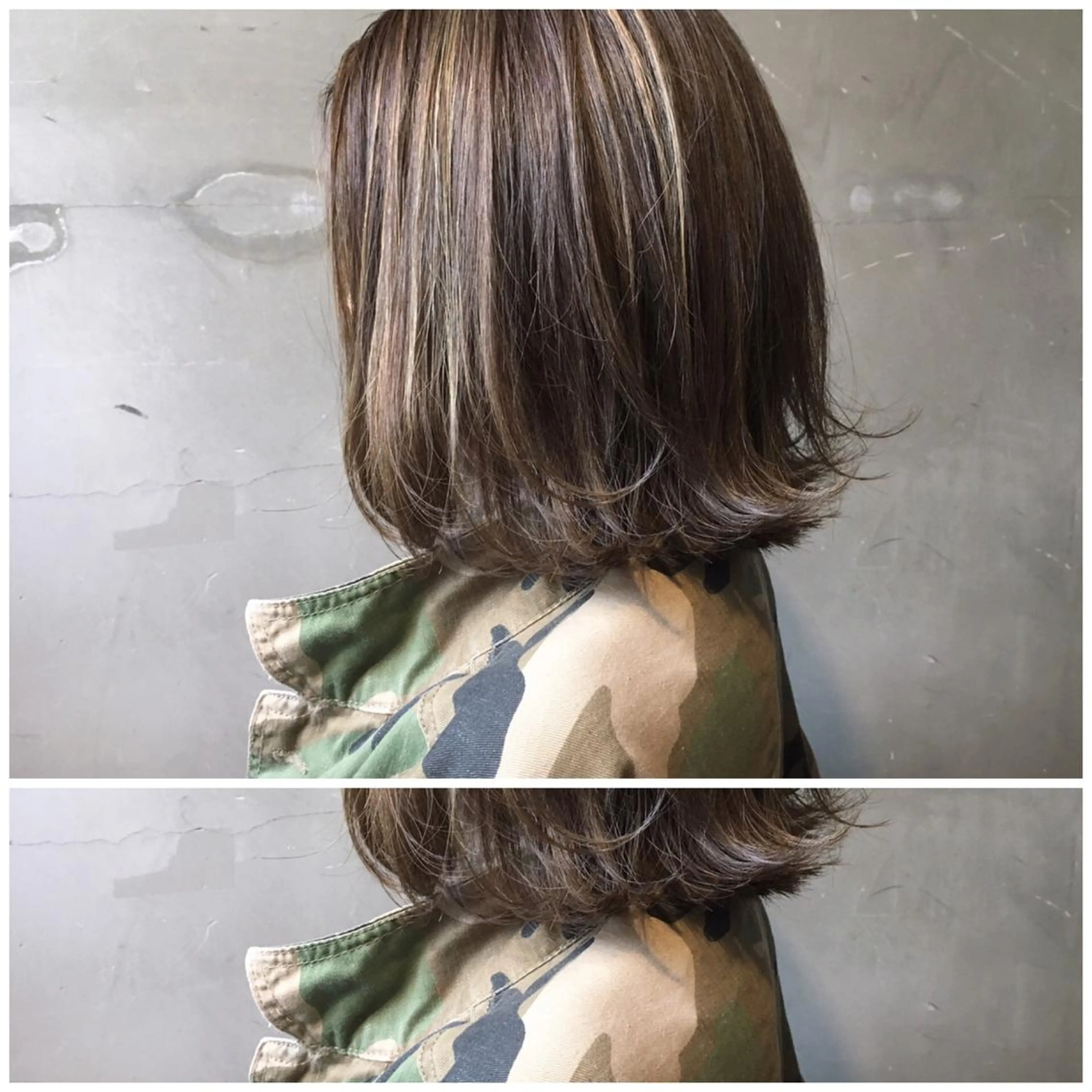 ミディアム カラー ハイライトカラー ハイライト 牛山 静香のマツエク・マツパデザイン