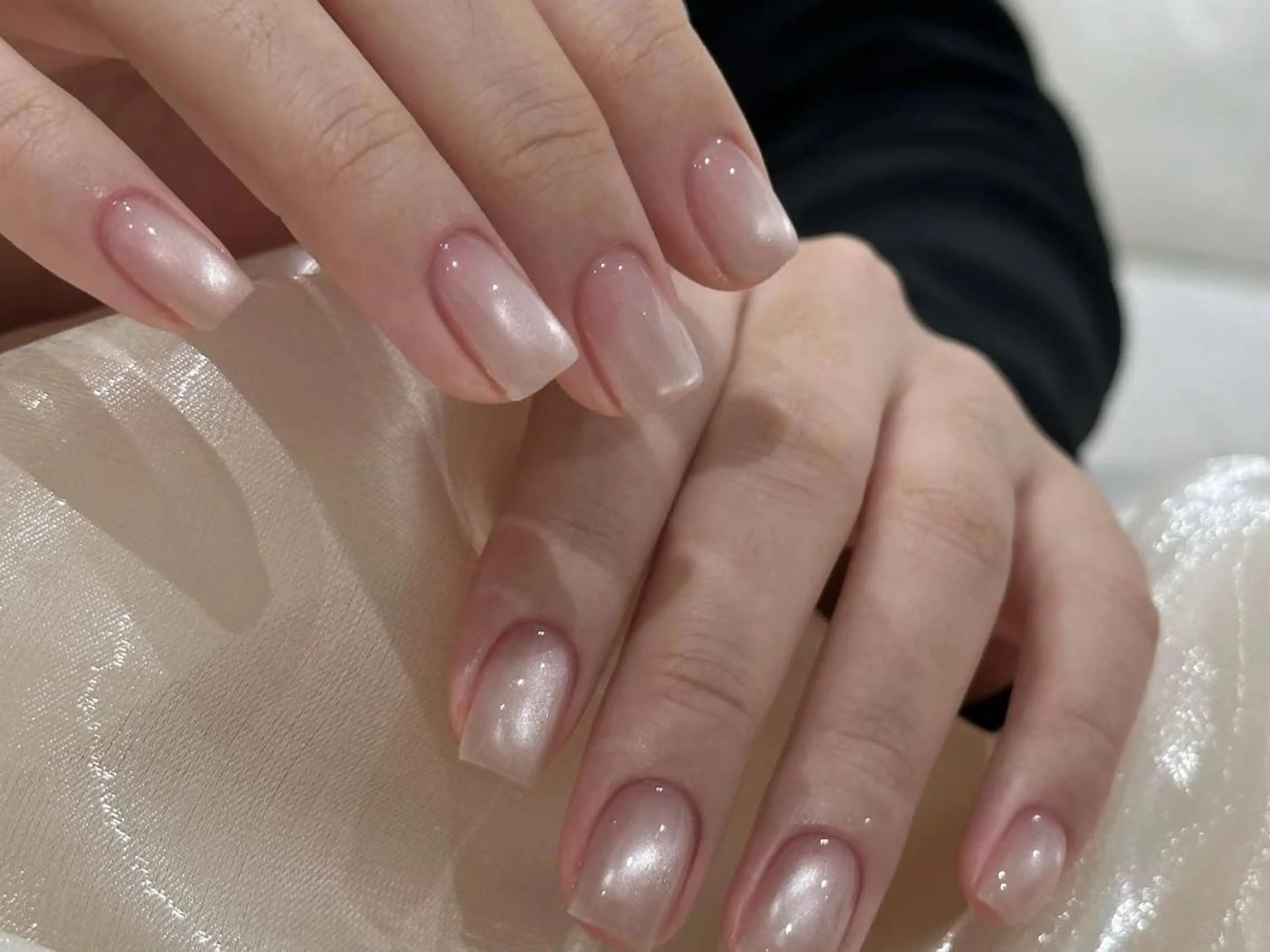 ネイル アートネイル ガーリー グラデーション ロングネイル シンプルネイル ハンドネイル ハンドケア YUKI 💗 渋谷店のネイルデザイン