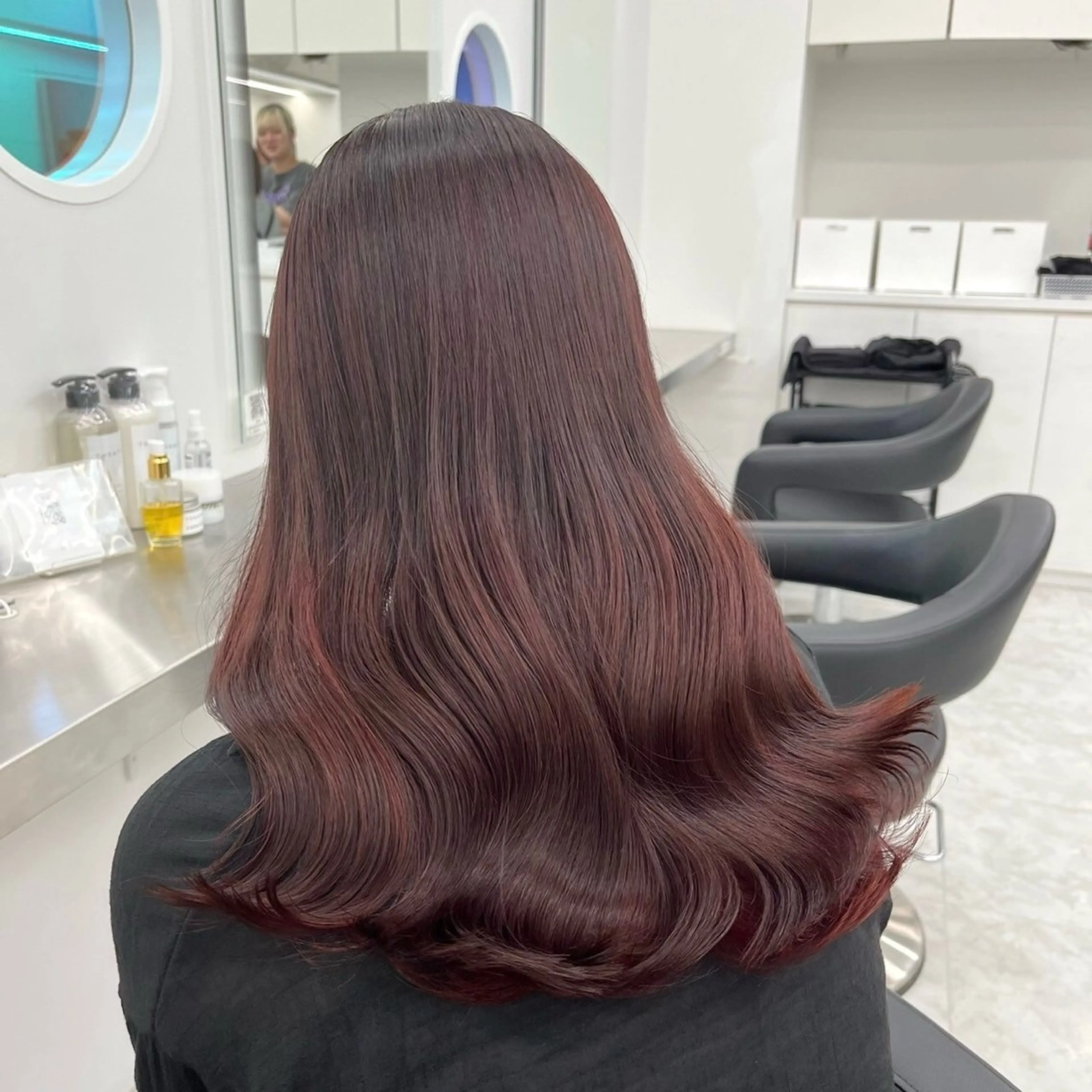 ロング カラー みう/仙台/暖色/ 艶髪/顔周りカット/のヘアスタイル