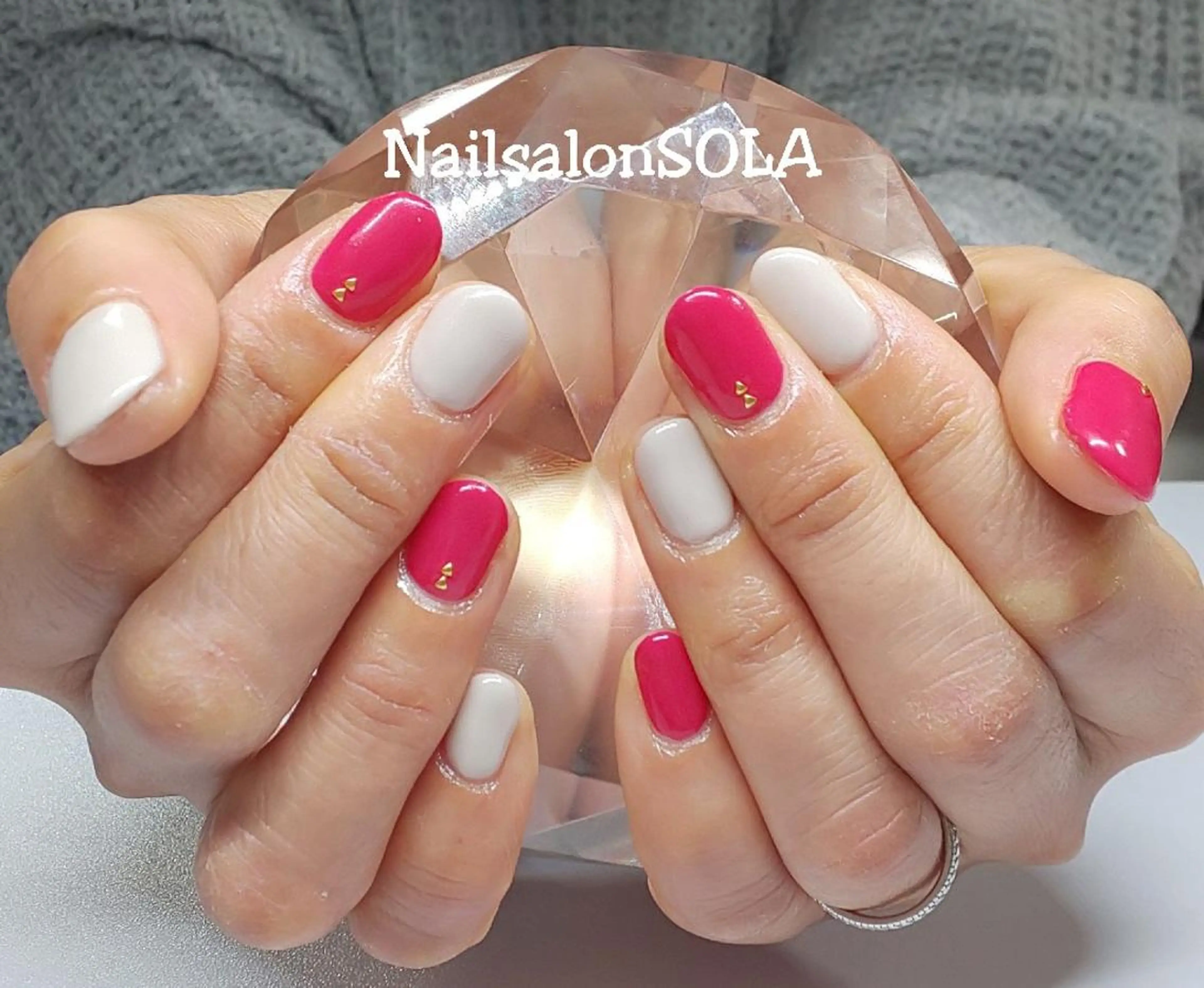 ネイル ゴールド ワンカラーネイル ハンドネイル 田代 夏子のネイルデザイン