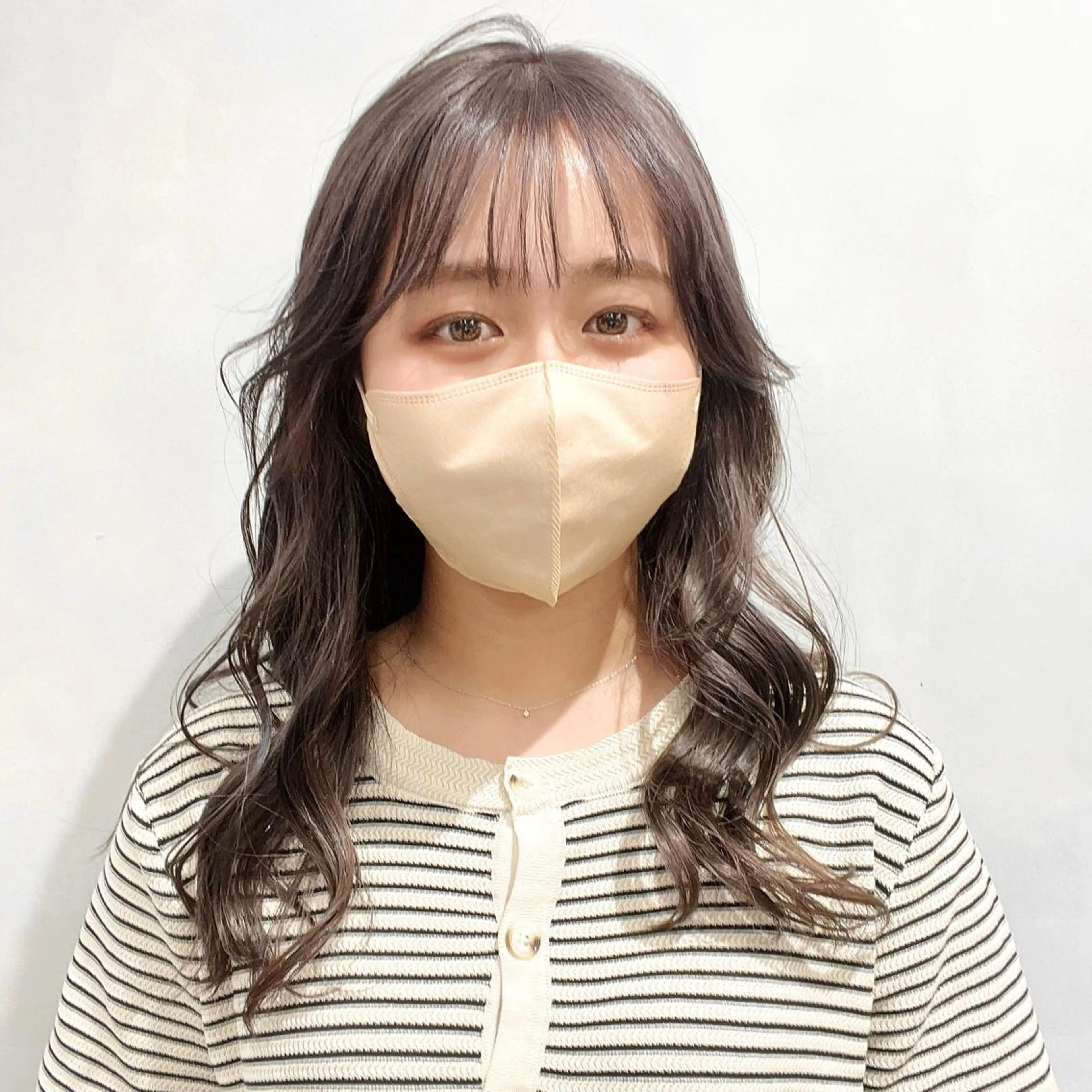 ロング カラー 髪質改善⌇透明感 カラー⌇川上葵のヘアスタイル