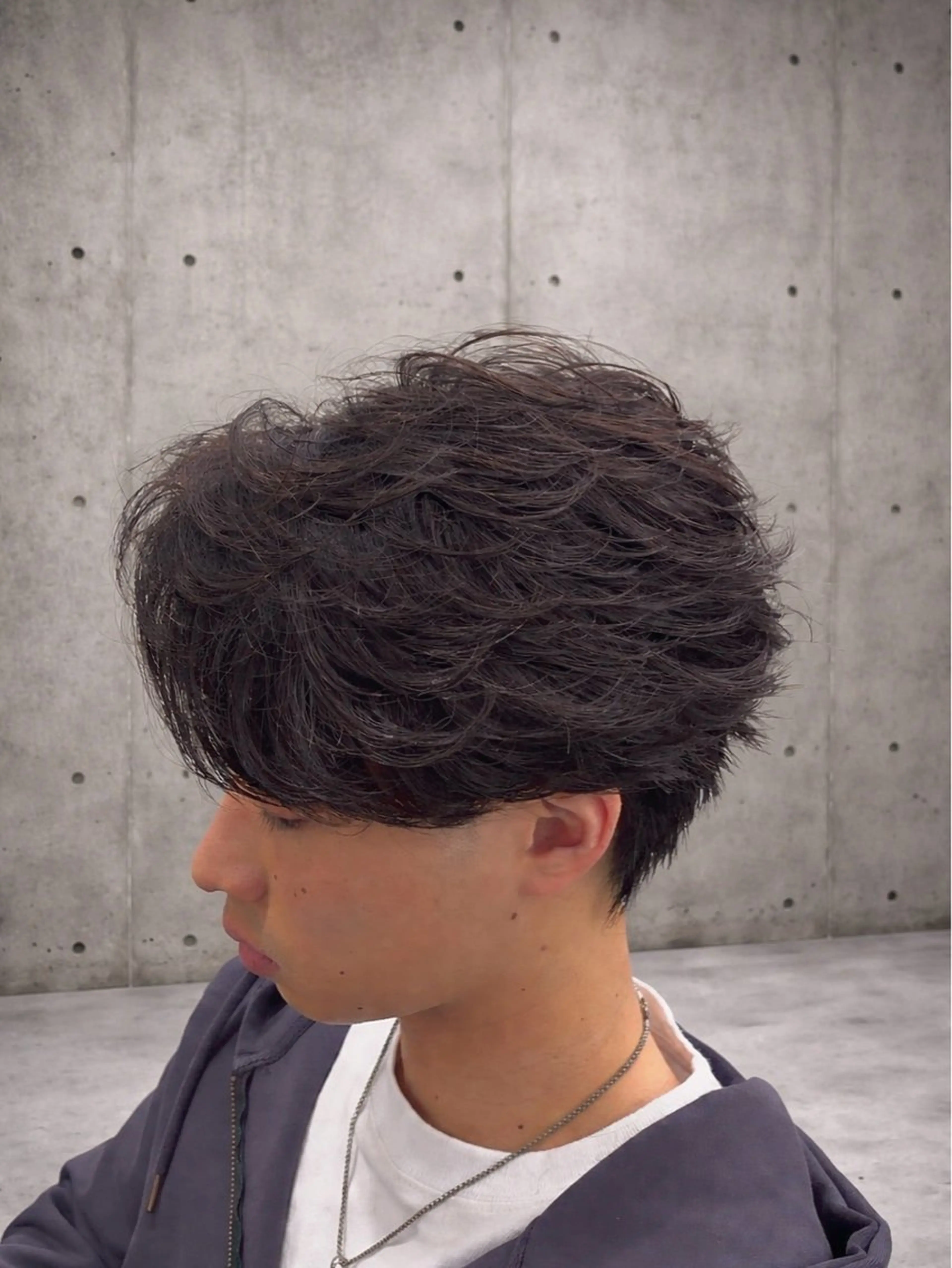 ミディアム トリートメント 🔥メンズパーマ🔥 ⚡️パーマの玄人⚡️のヘアスタイル