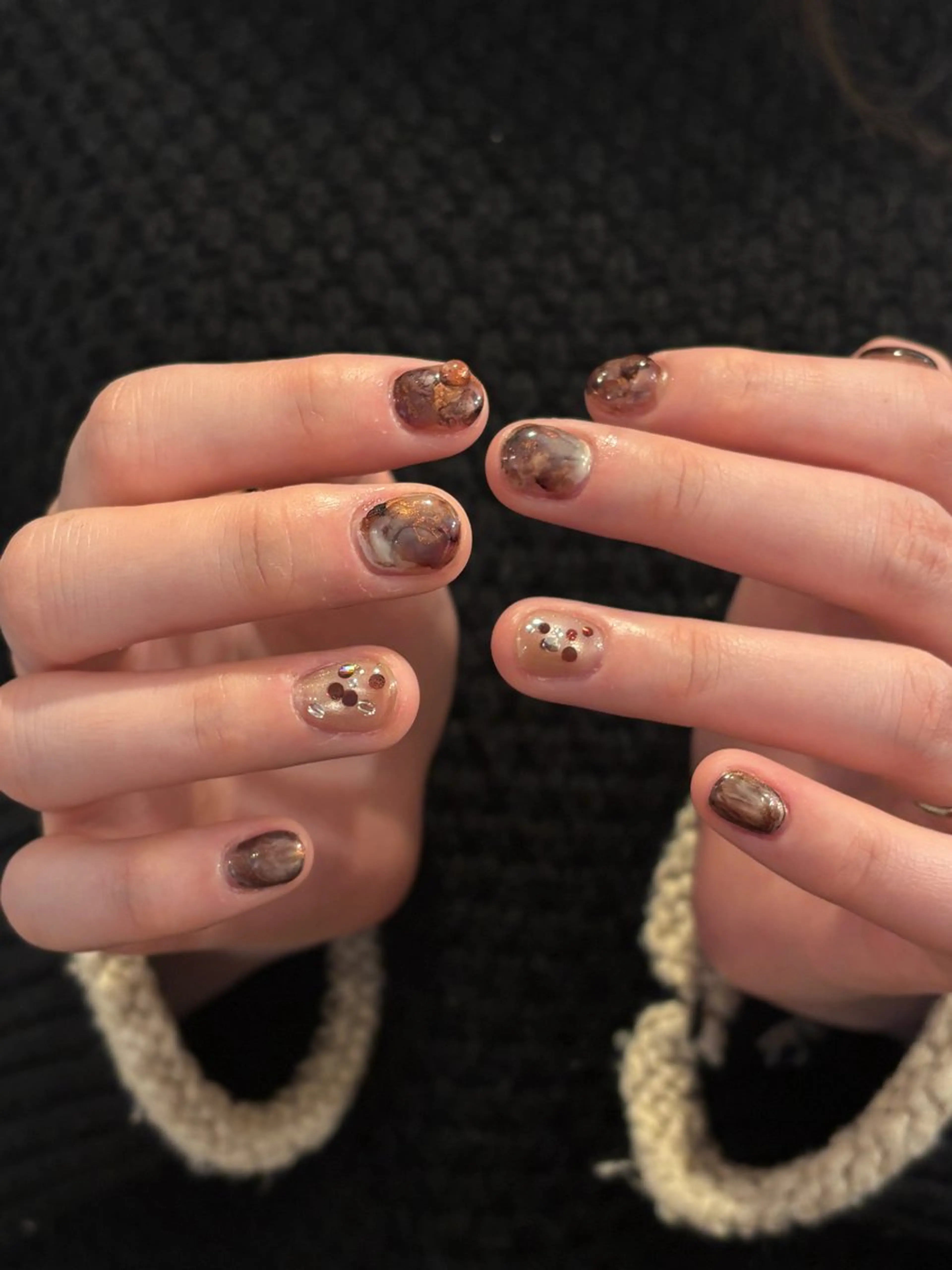 ミディアム Siita Yukiのネイルデザイン