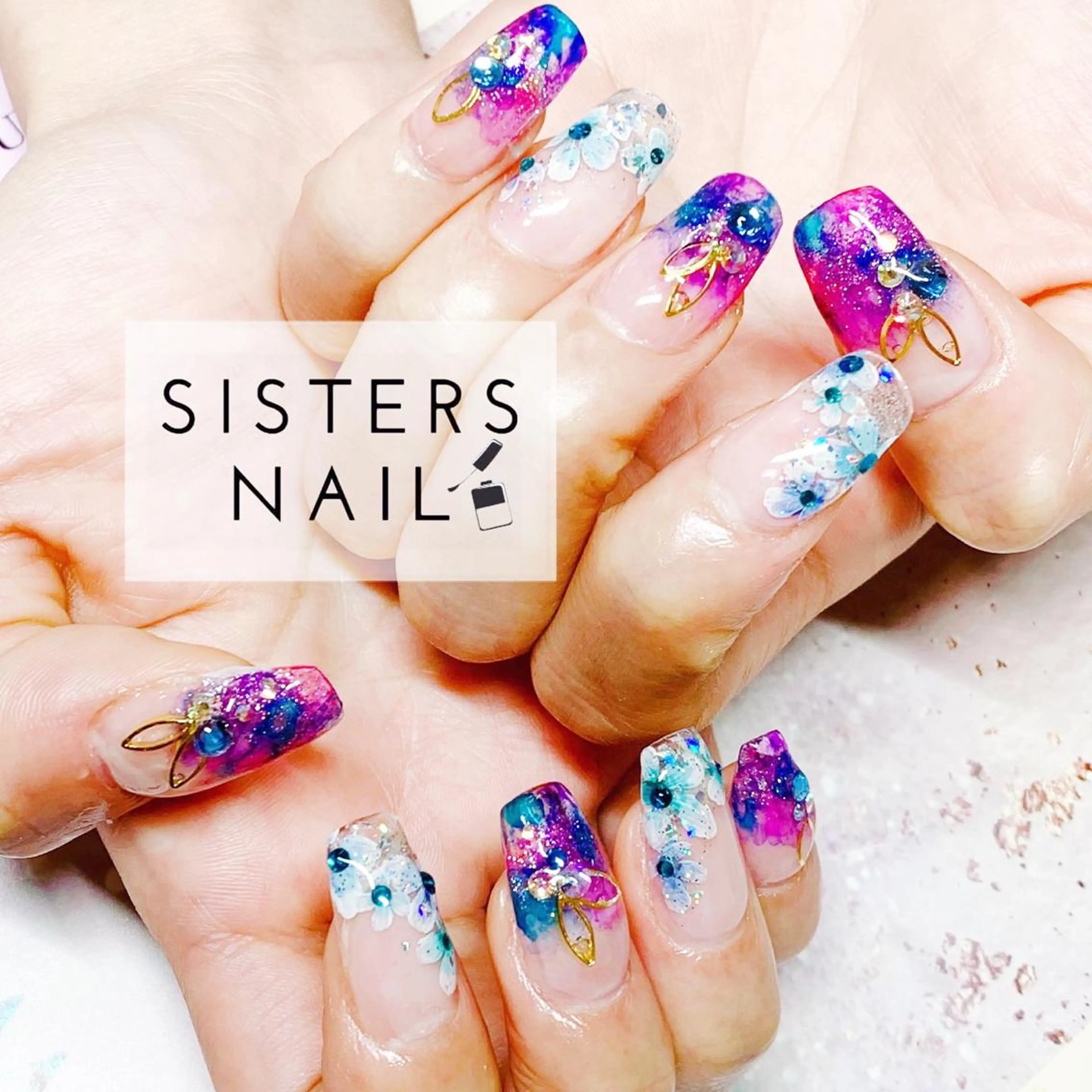 ネイル ハンドネイル ハンドケア sisters nail.fのネイルデザイン