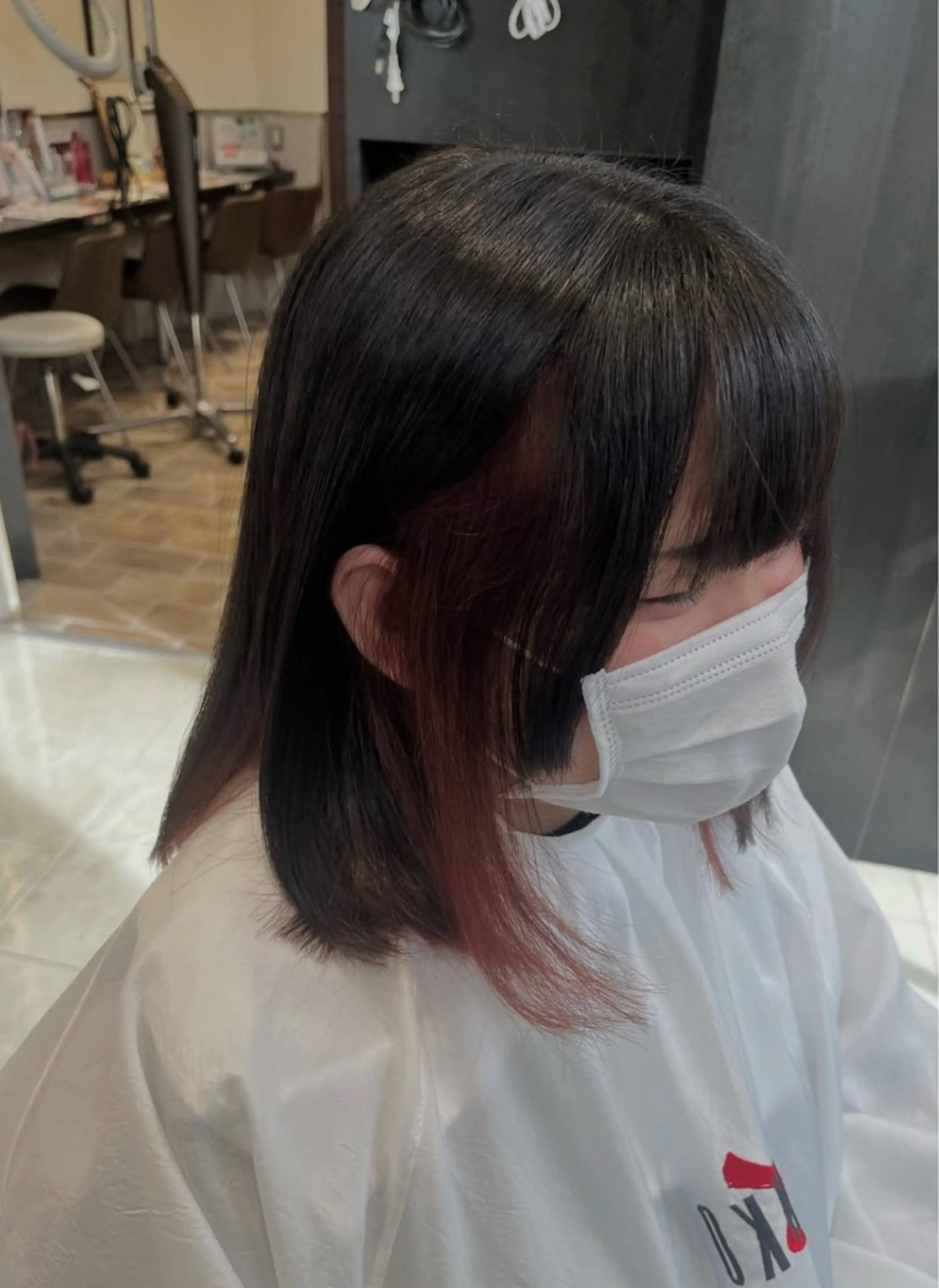 ミディアム ボブ ヘアカラー くぼたひより /モデル様募集中のヘアスタイル