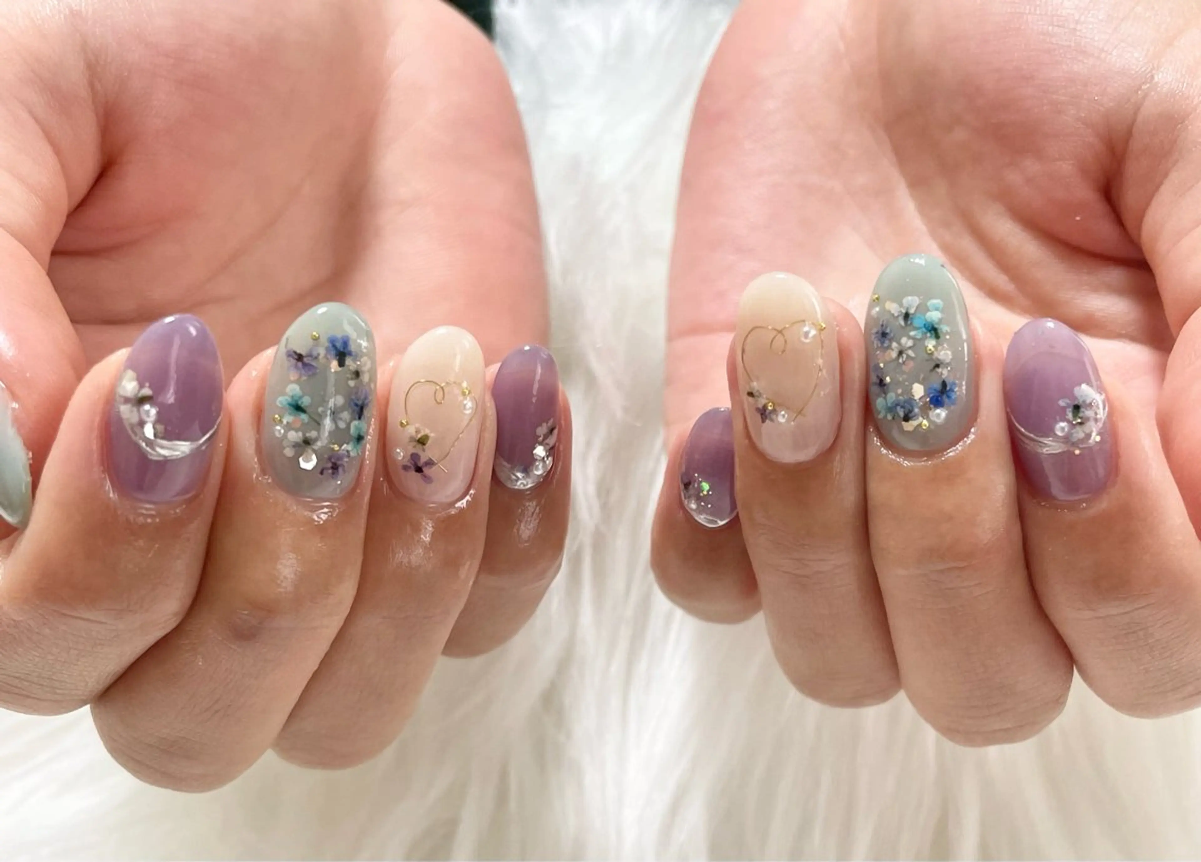 ネイル ハンドネイル nail salon HIRUKANAのネイルデザイン