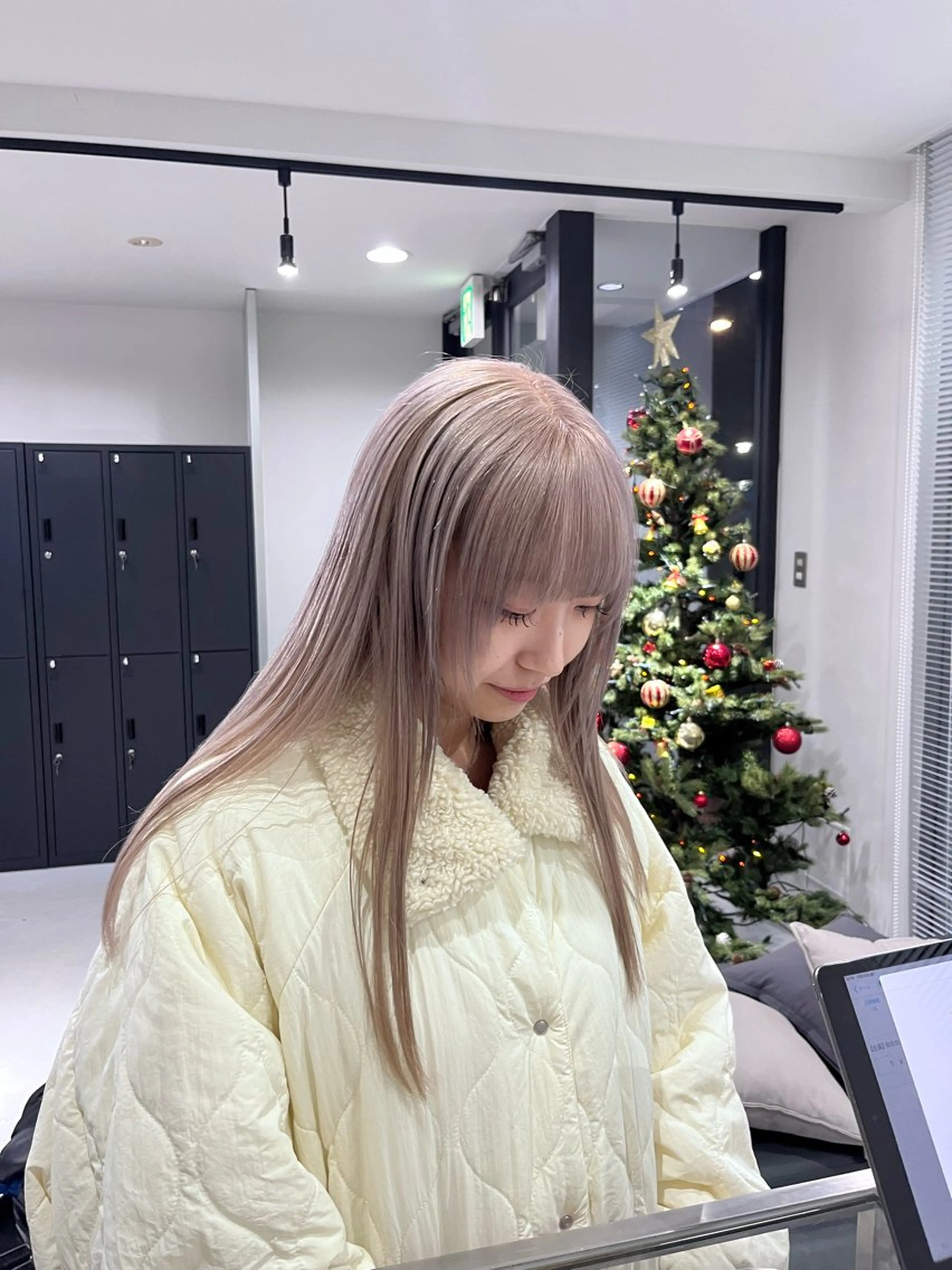 カラー ベージュカラー/ 新潟/万代/なお🎀のヘアスタイル