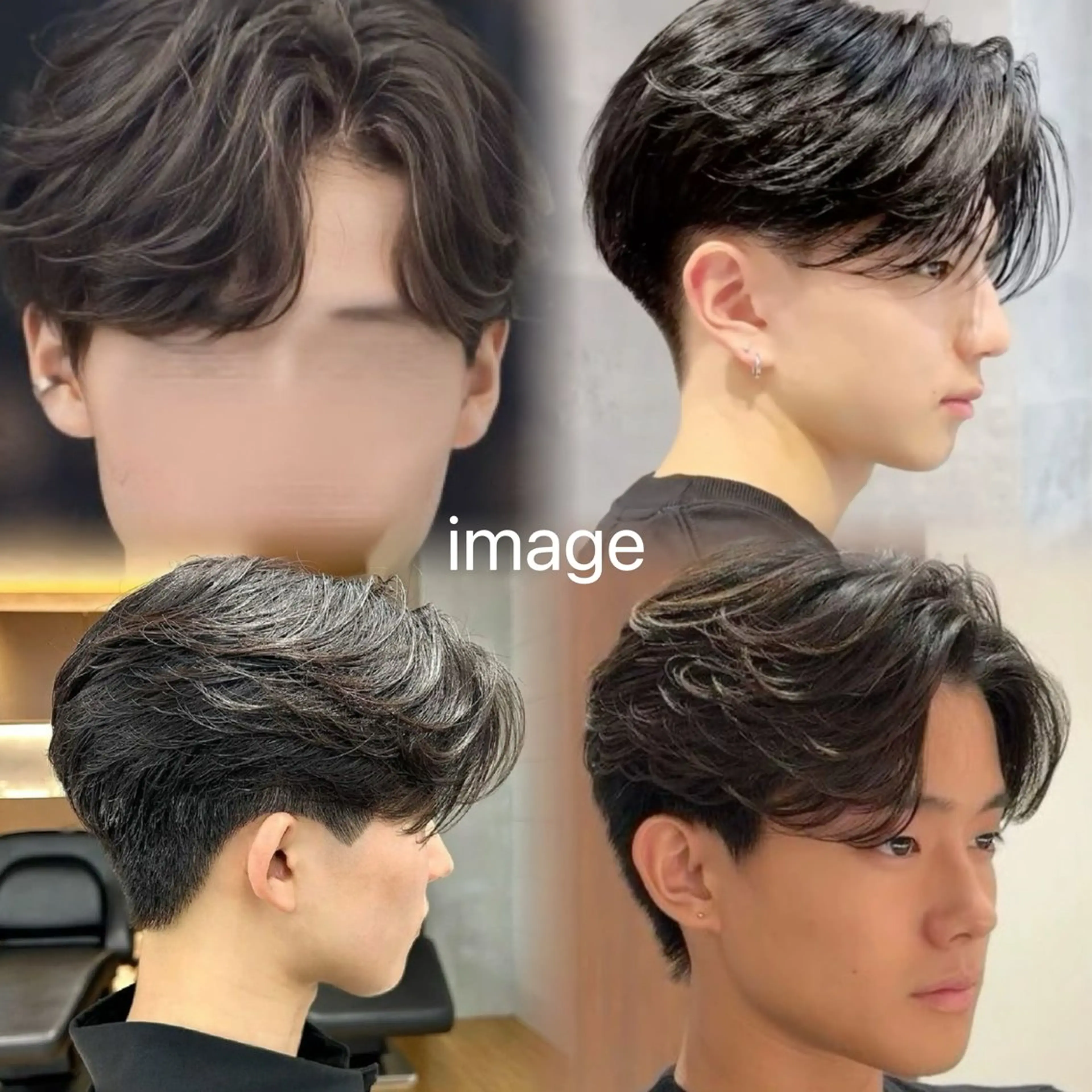 【人気クーポン】メンズカット+フェザーパーマ/カルマパーマ/ニュアンスパーマ🌀の写真