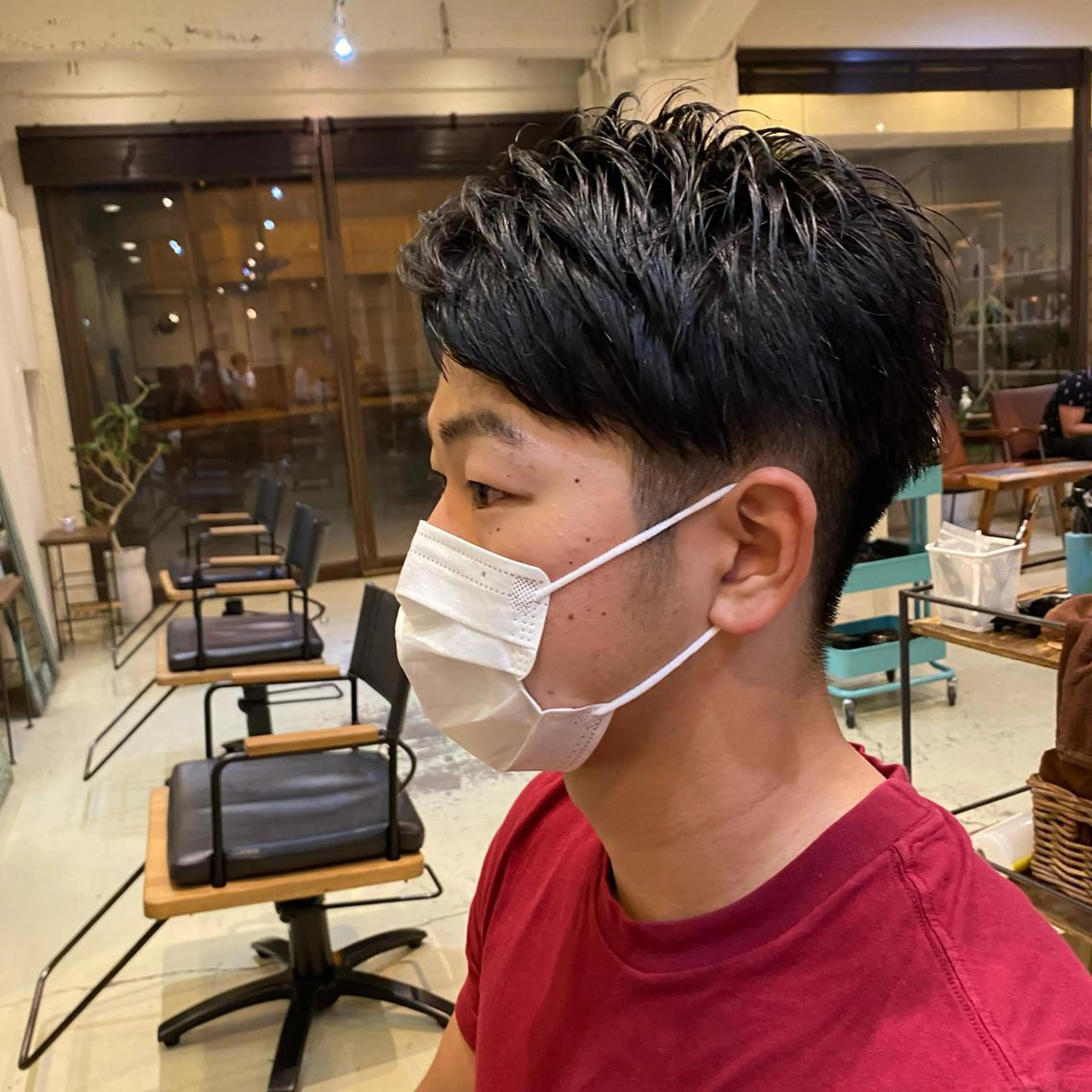 メンズ 谷九/天王寺/上本町 ショート/ボブ/北川のヘアスタイル