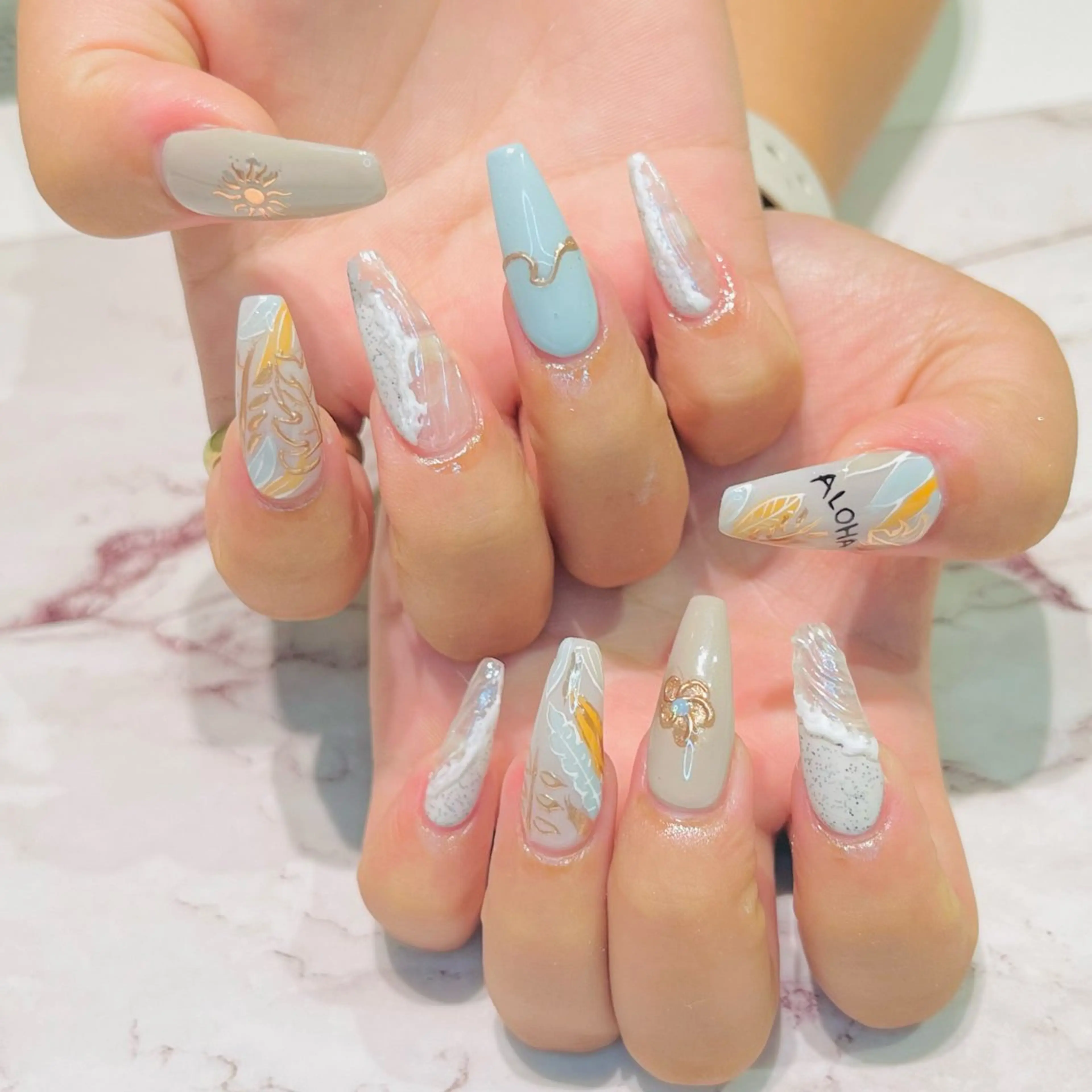 ネイル ハンドネイル nail salon Luciaのネイルデザイン