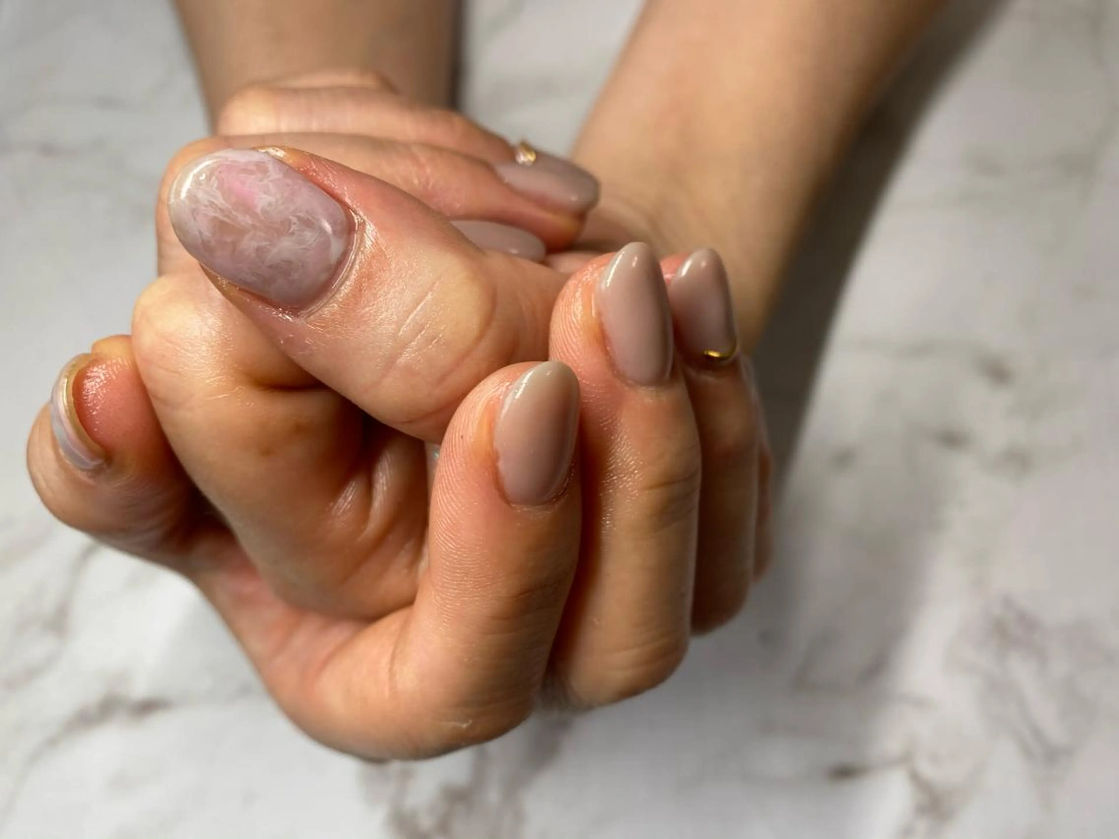 ネイル 大理石ネイル(マーブル) JIFFY nailstudioのネイルデザイン