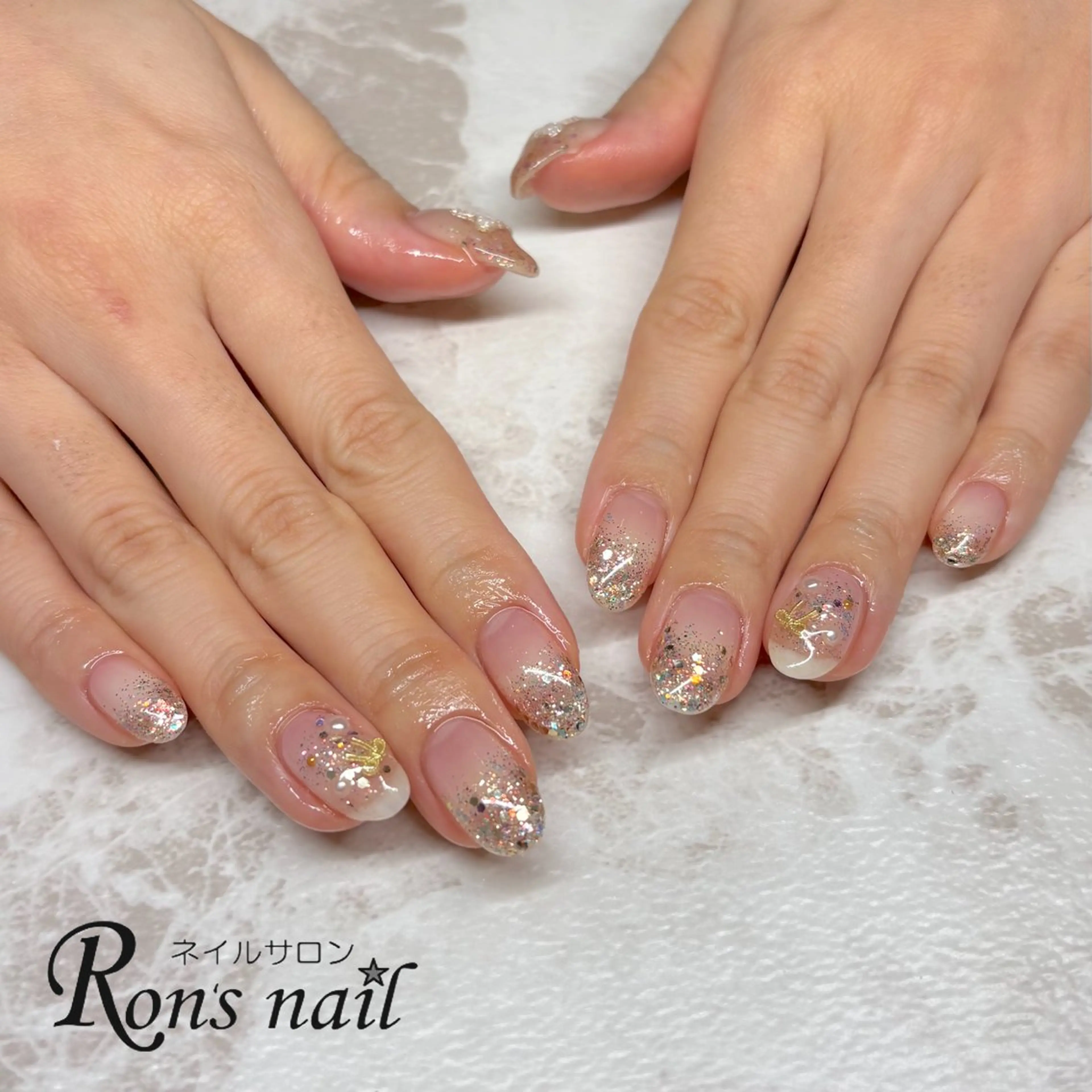 ネイル Ron's nail 笹岡のネイルデザイン