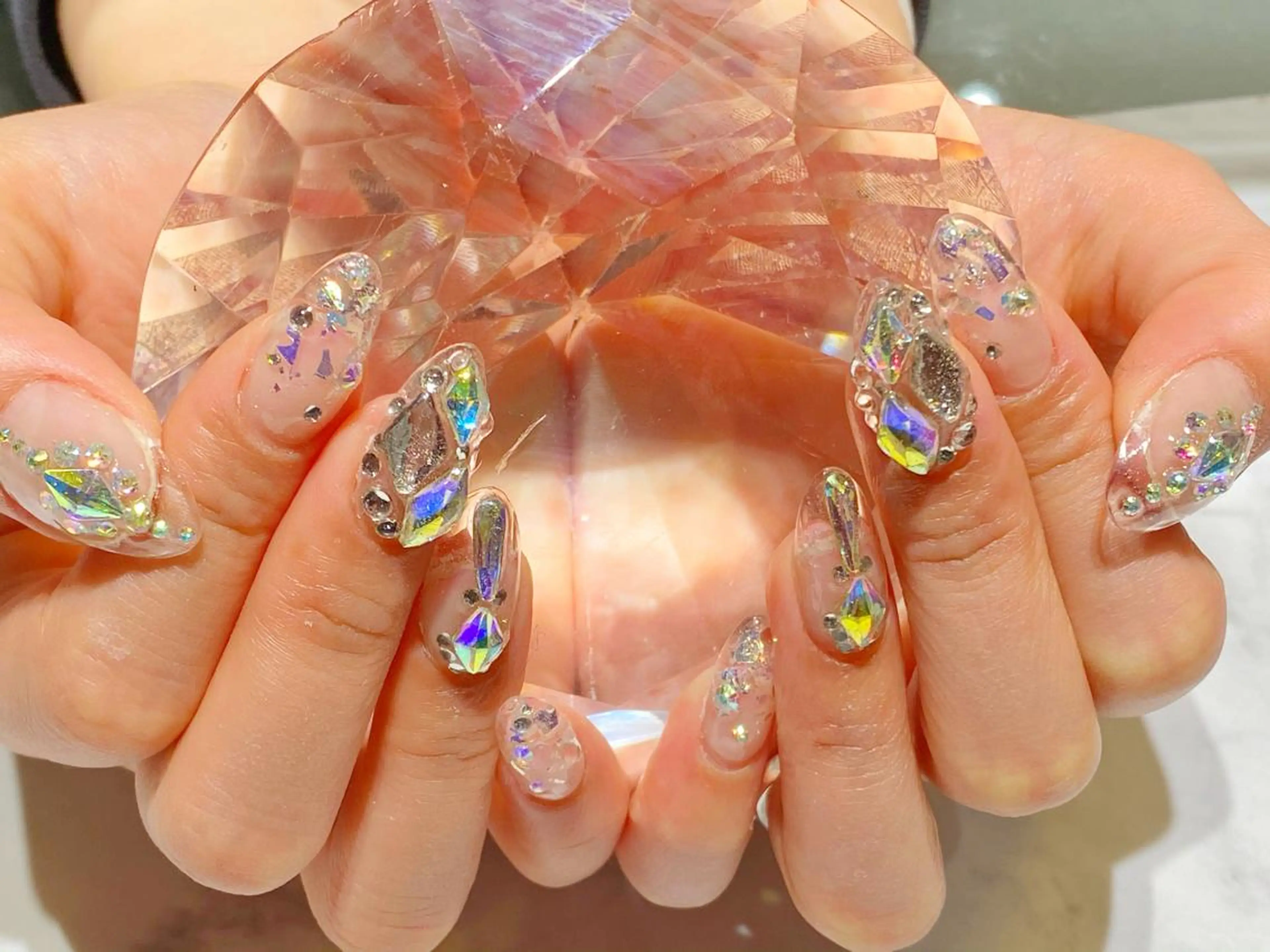 ネイル クリアネイル ハンドネイル YUN 💅のネイルデザイン