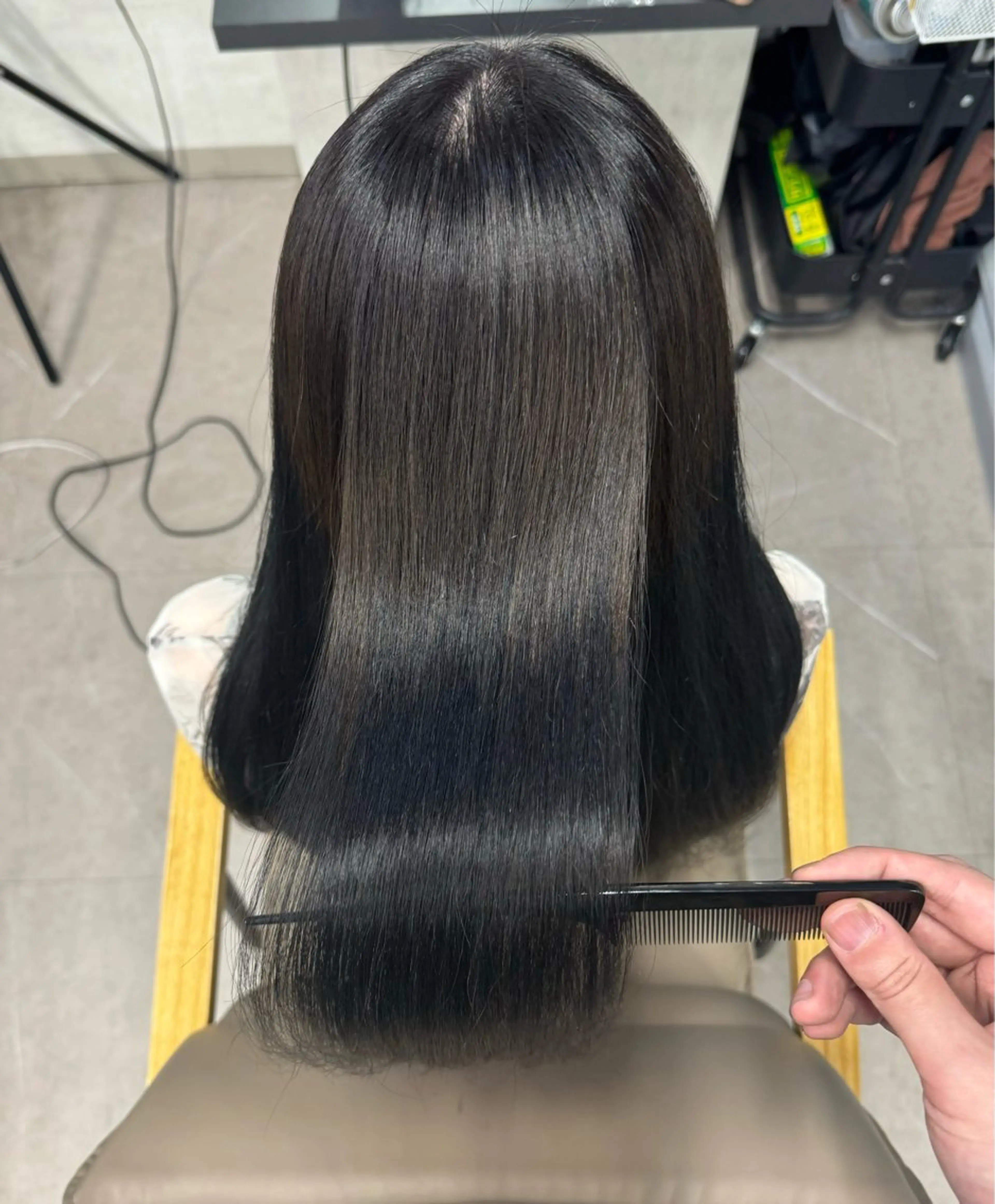 ロング カット ヘアカラー 縮毛矯正 トリートメント XYZ所属・縮毛矯正/髪質改善 韓国風/MIKIYAのヘアスタイル