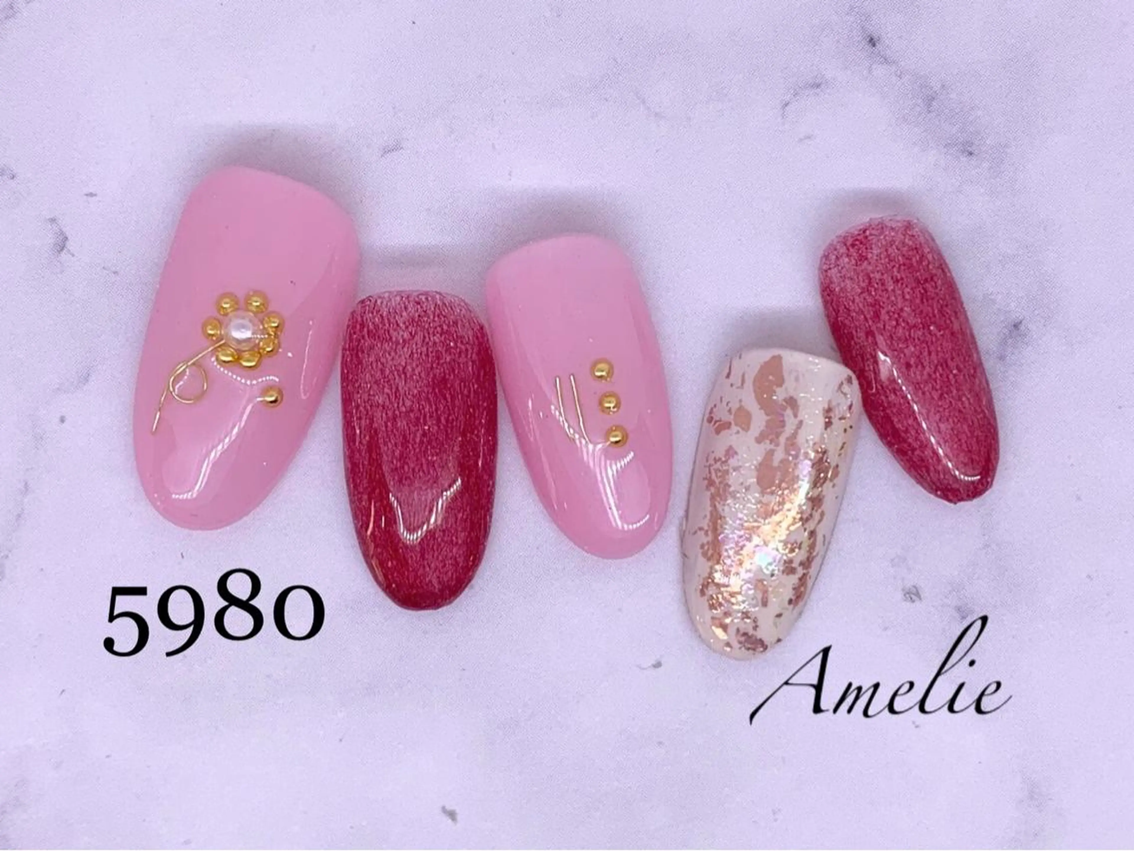 ネイル ハンドネイル いちじゅう あおいのネイルデザイン