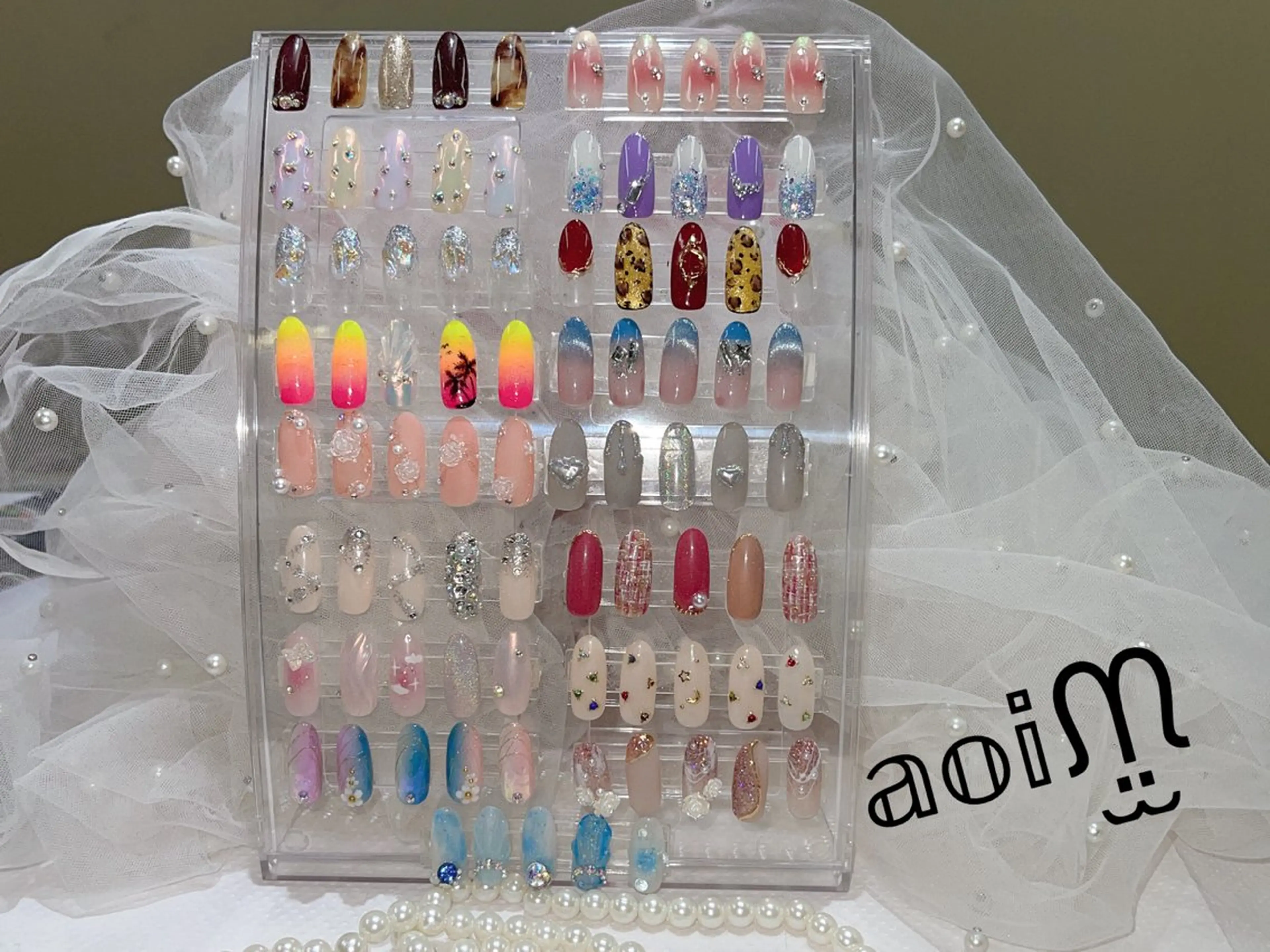 ネイル 葵うさぎ AIのネイルデザイン