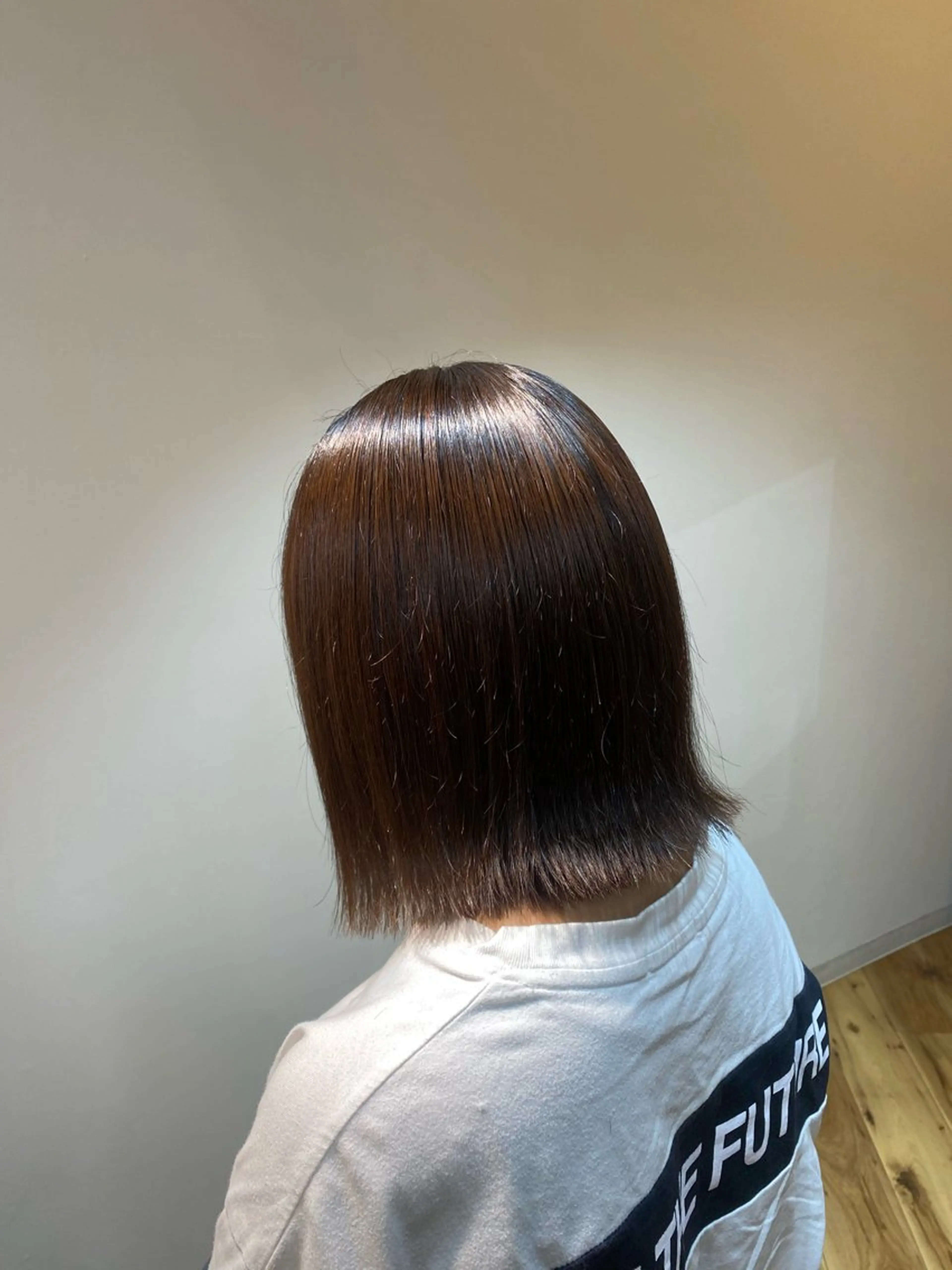 ショート ボブ 外ハネヘア 清水 さくらのヘアスタイル