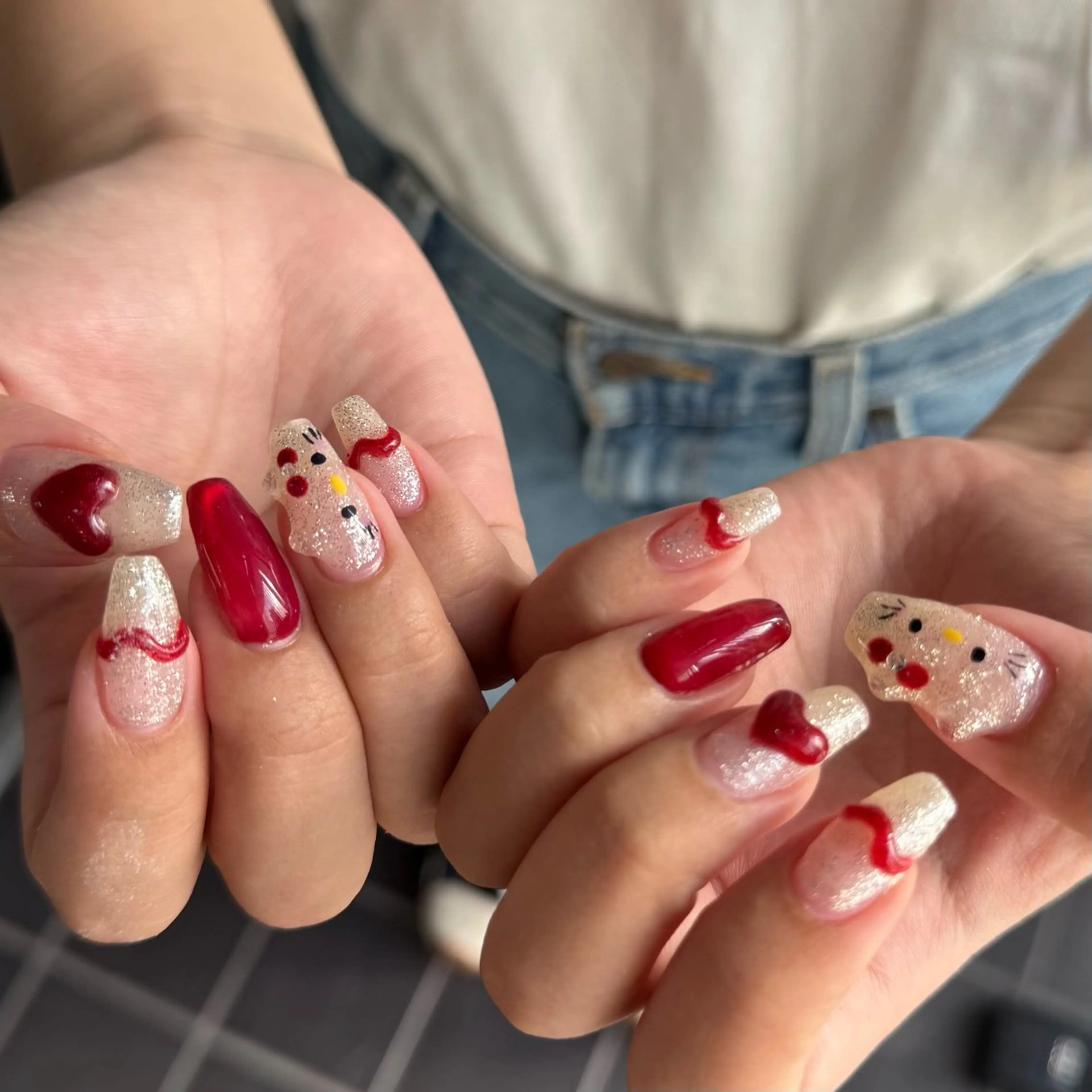 ミディアム 小川 柚香のネイルデザイン