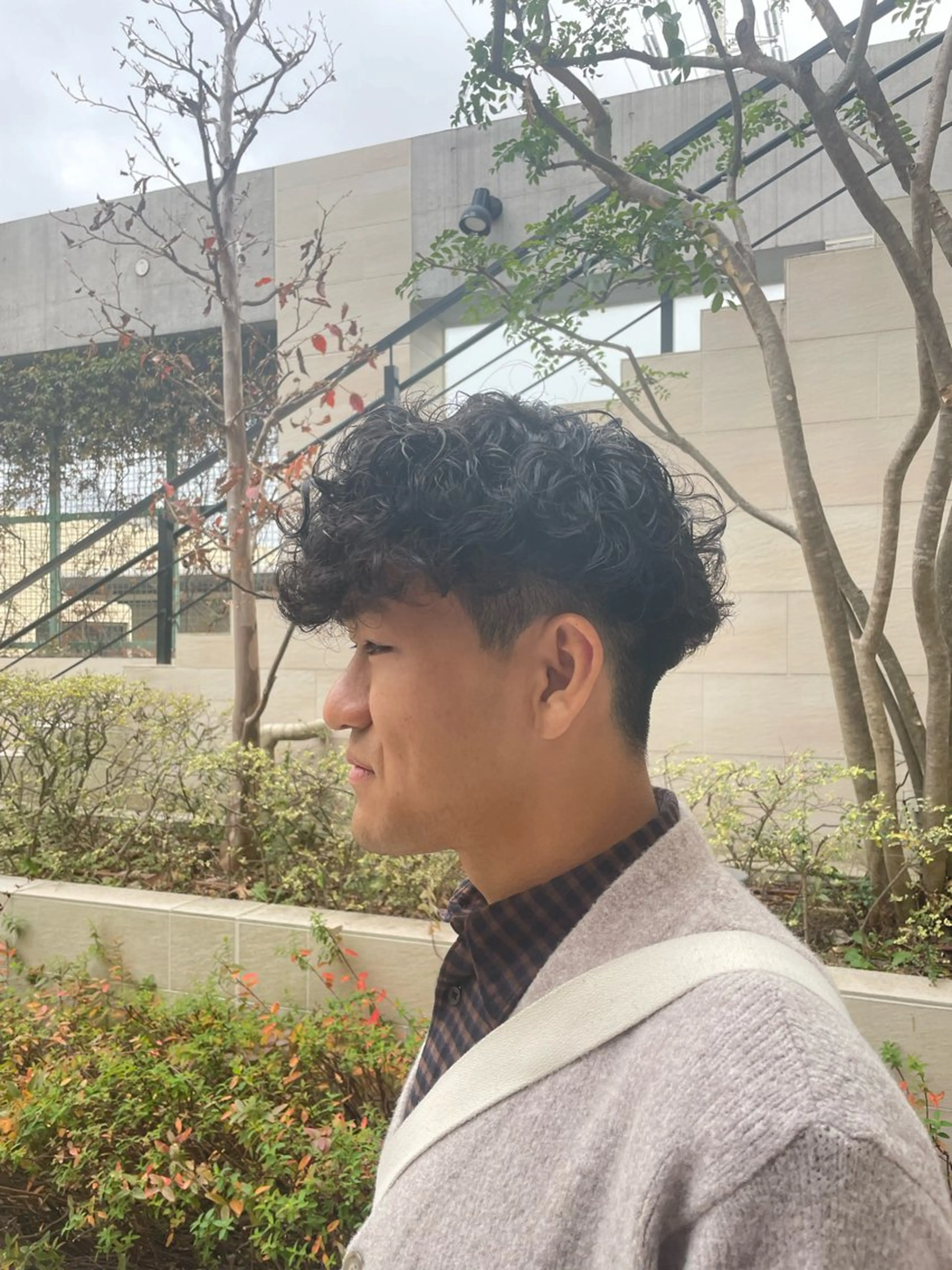 パーマ メンズ 辻野 光希のヘアスタイル