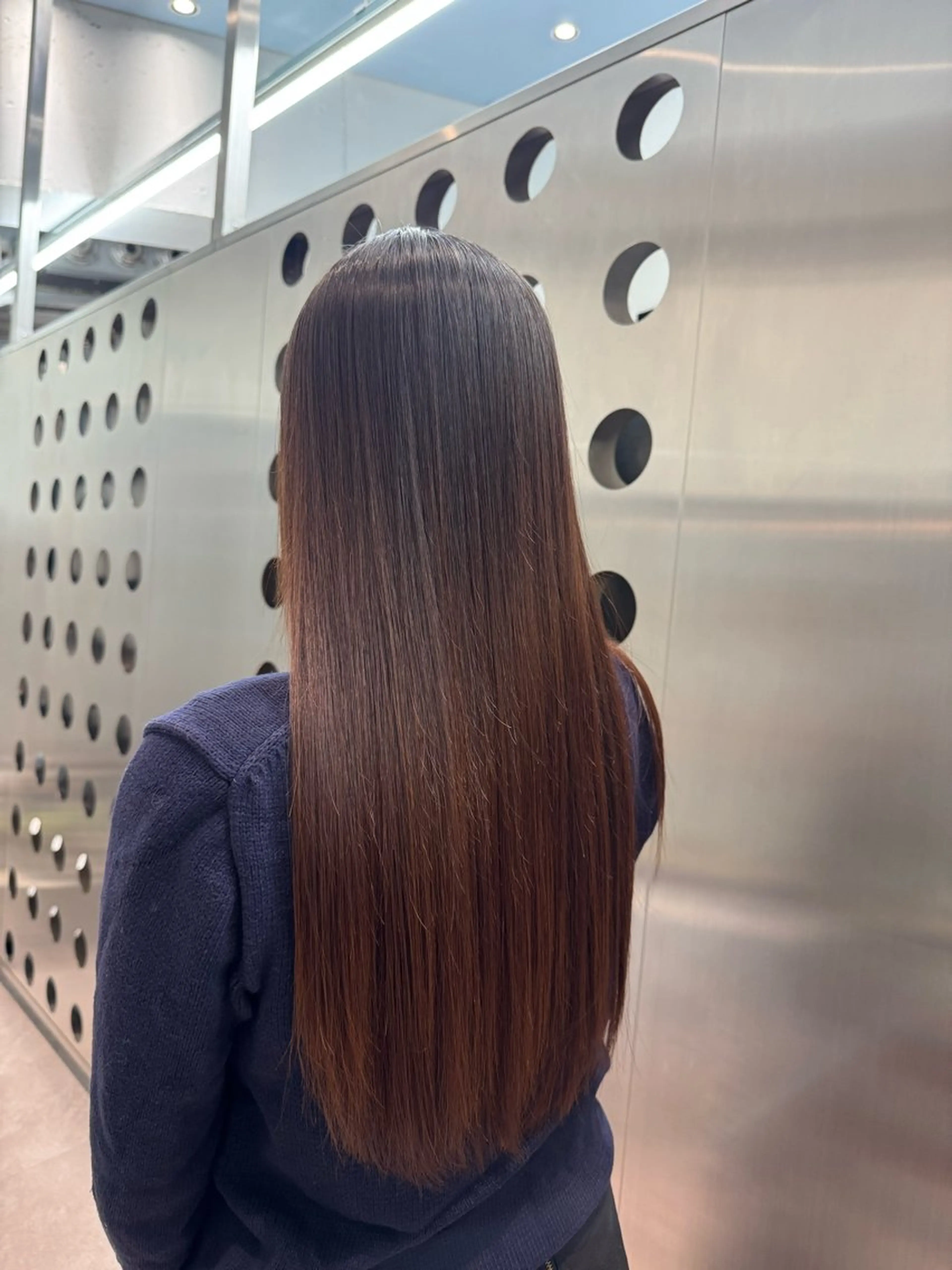 ロング パーマ ロング トリートメント 北村 岳久翔のヘアスタイル