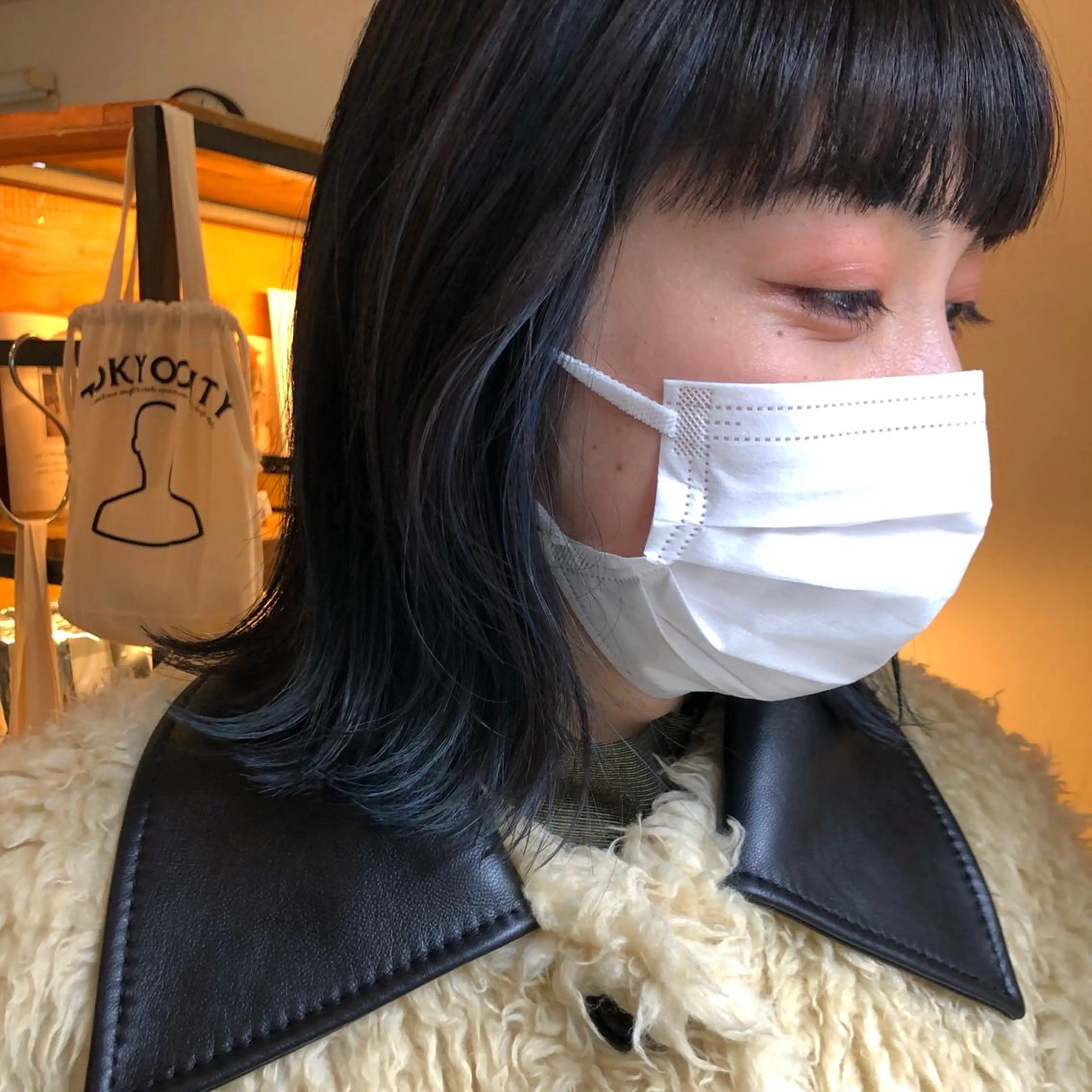 ミディアム カラー eri kinjoのヘアスタイル