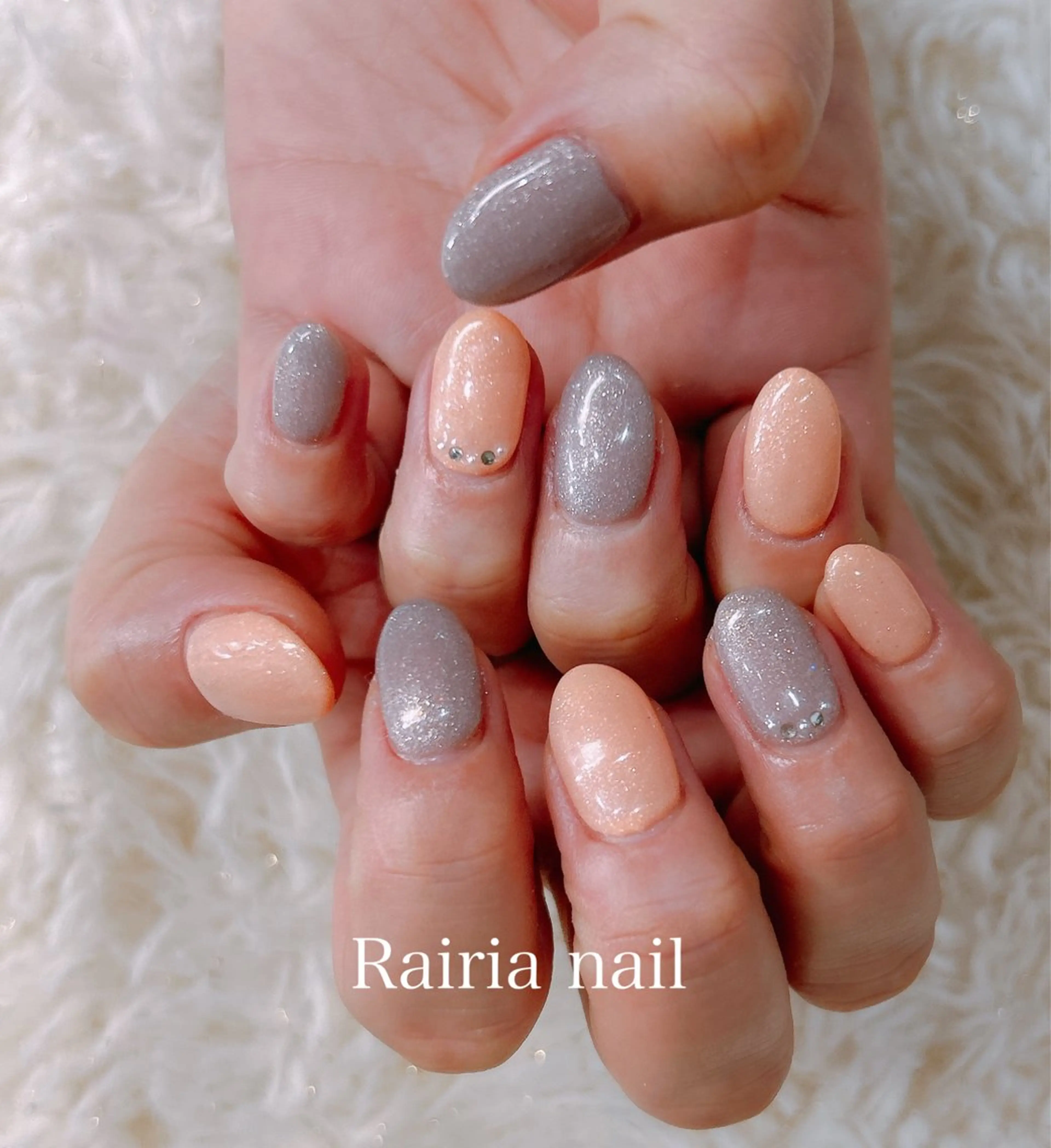 ネイル グリーン 持ち込み Rairia nail本八幡店のネイルデザイン