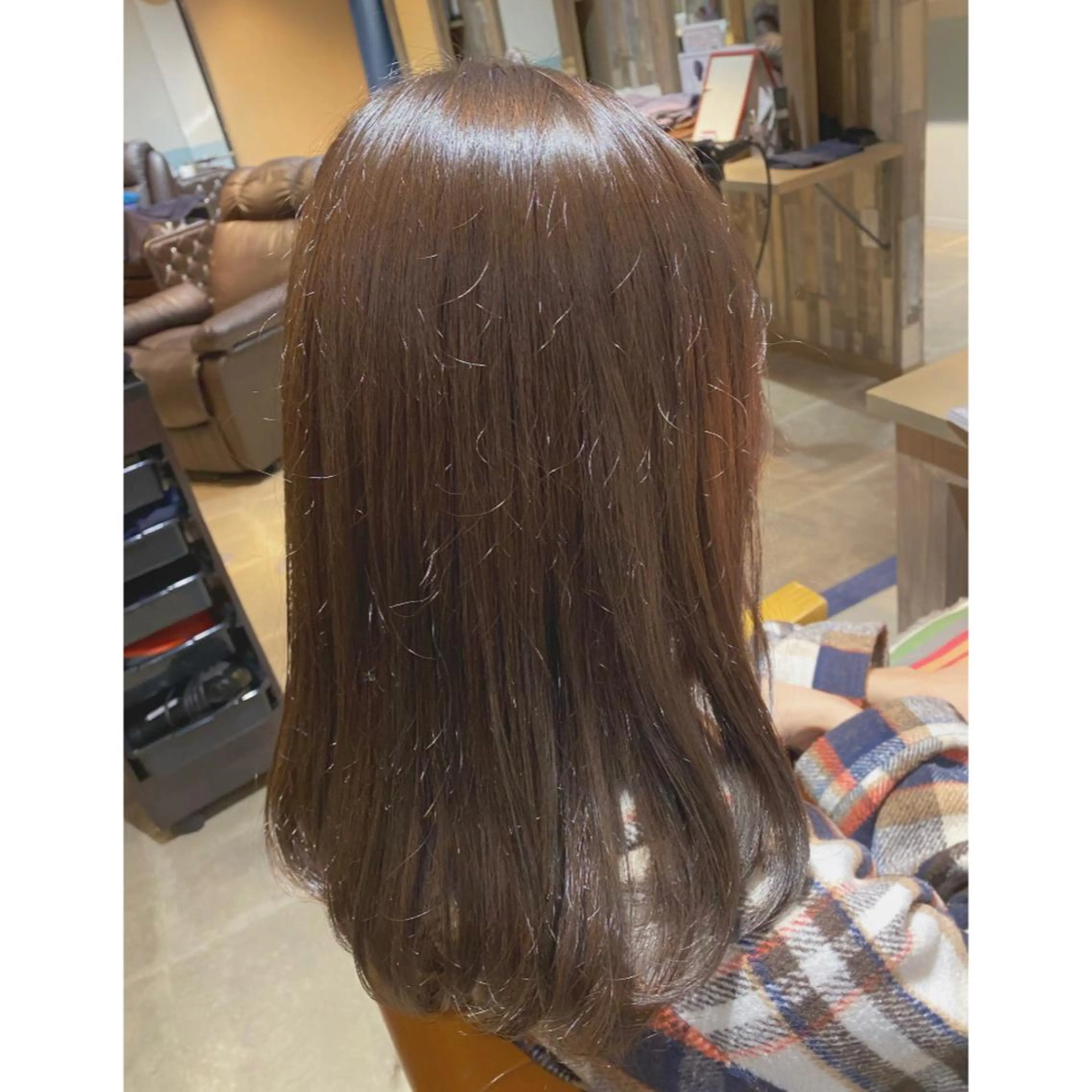 カラー カット トリートメント 🐻結んで可愛い hair EMI🐻のヘアスタイル