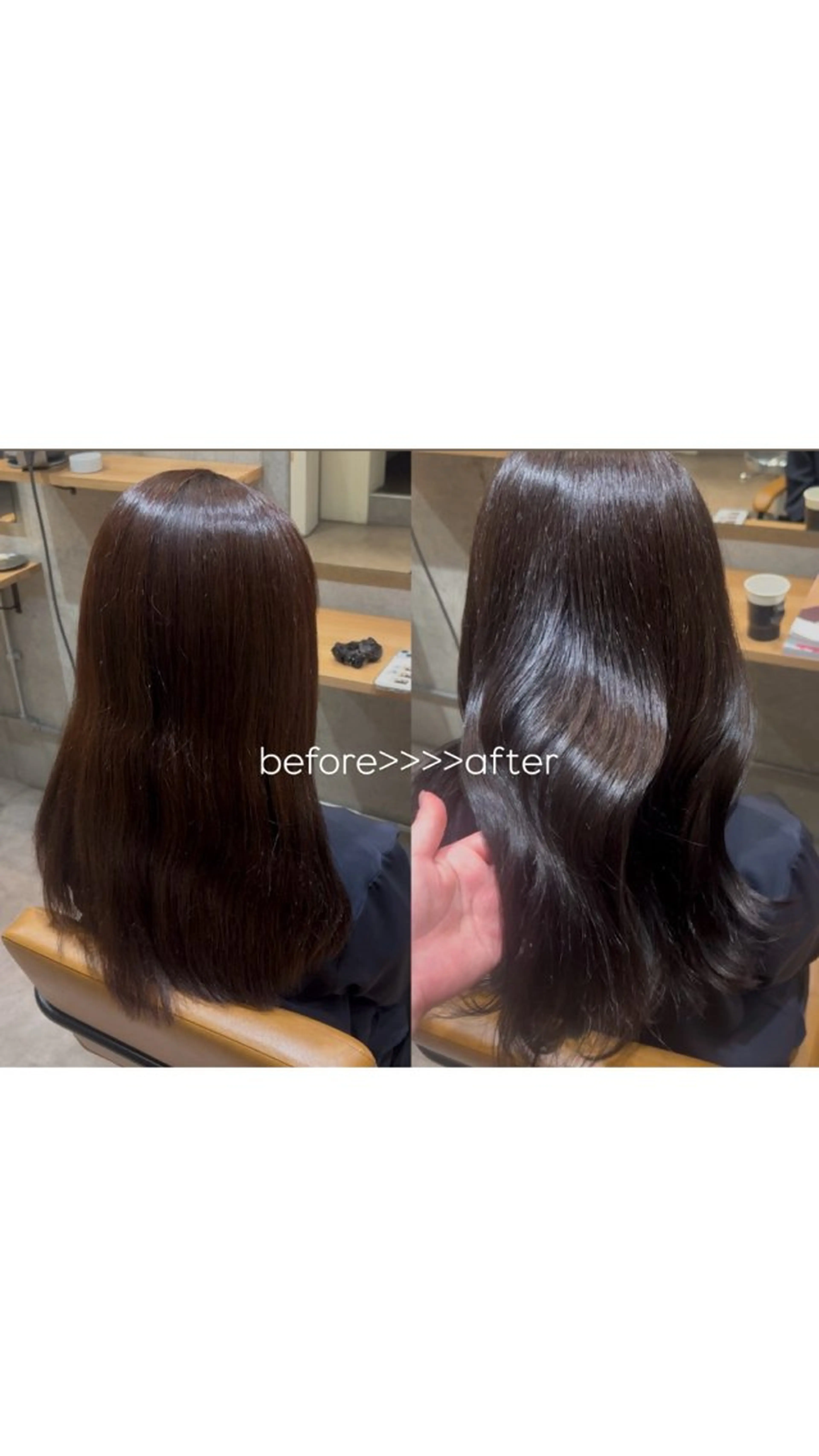 セミロング アッシュ yuri/中目黒 /レイヤー/ボブのヘアスタイル