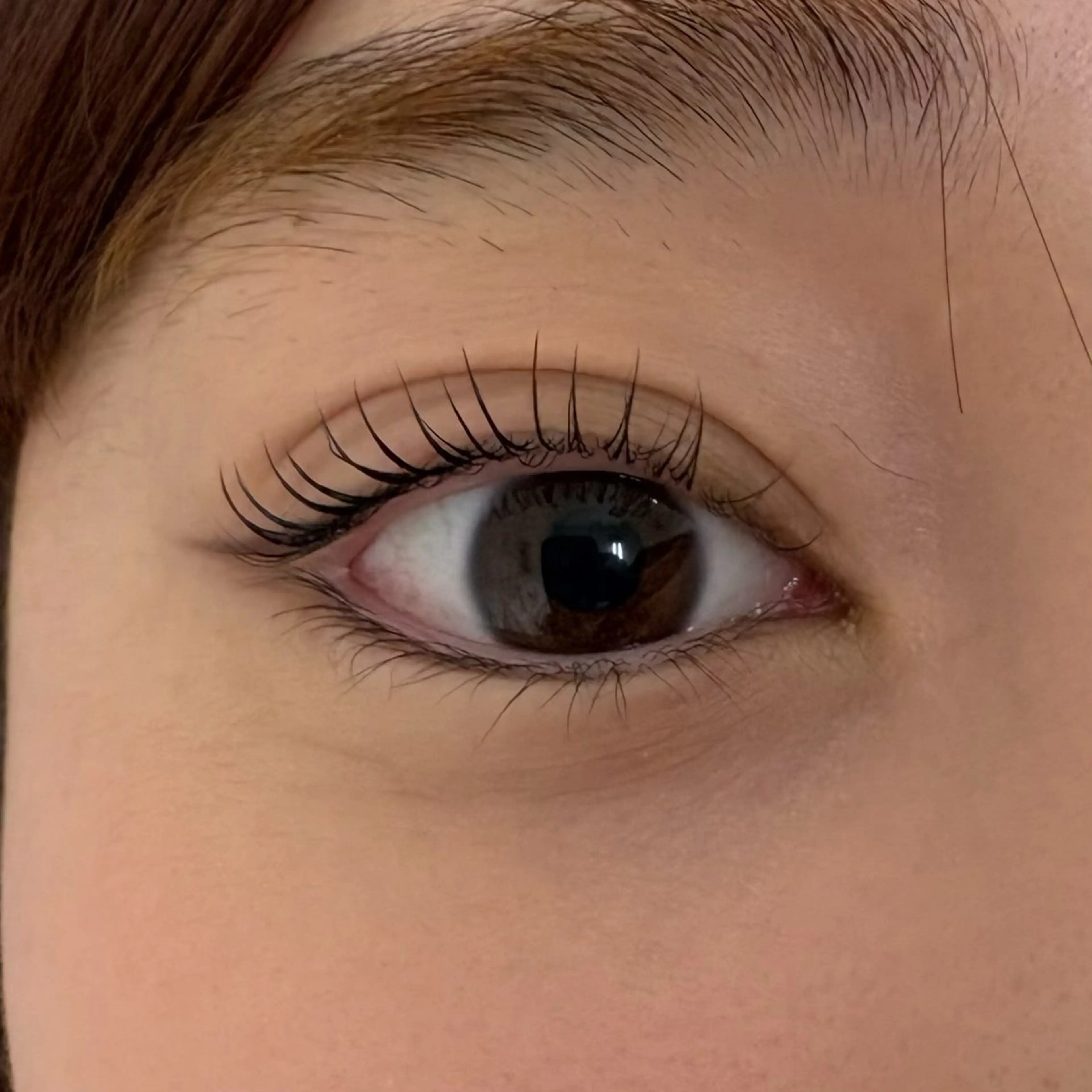 まつ毛パーマモデルの写真